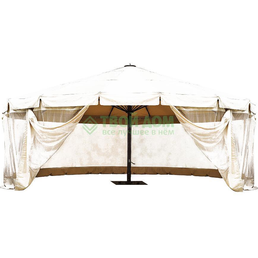 Зонт садовый с москитной сеткой Zhengte 8 м без подставки (GAP-800)