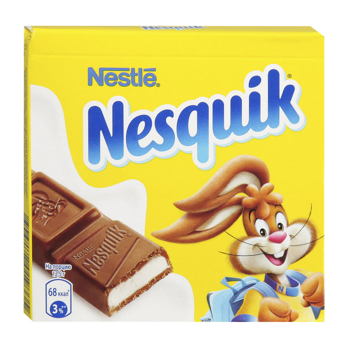 фото Шоколад nesquik молочный с молочной начинкой 50 г