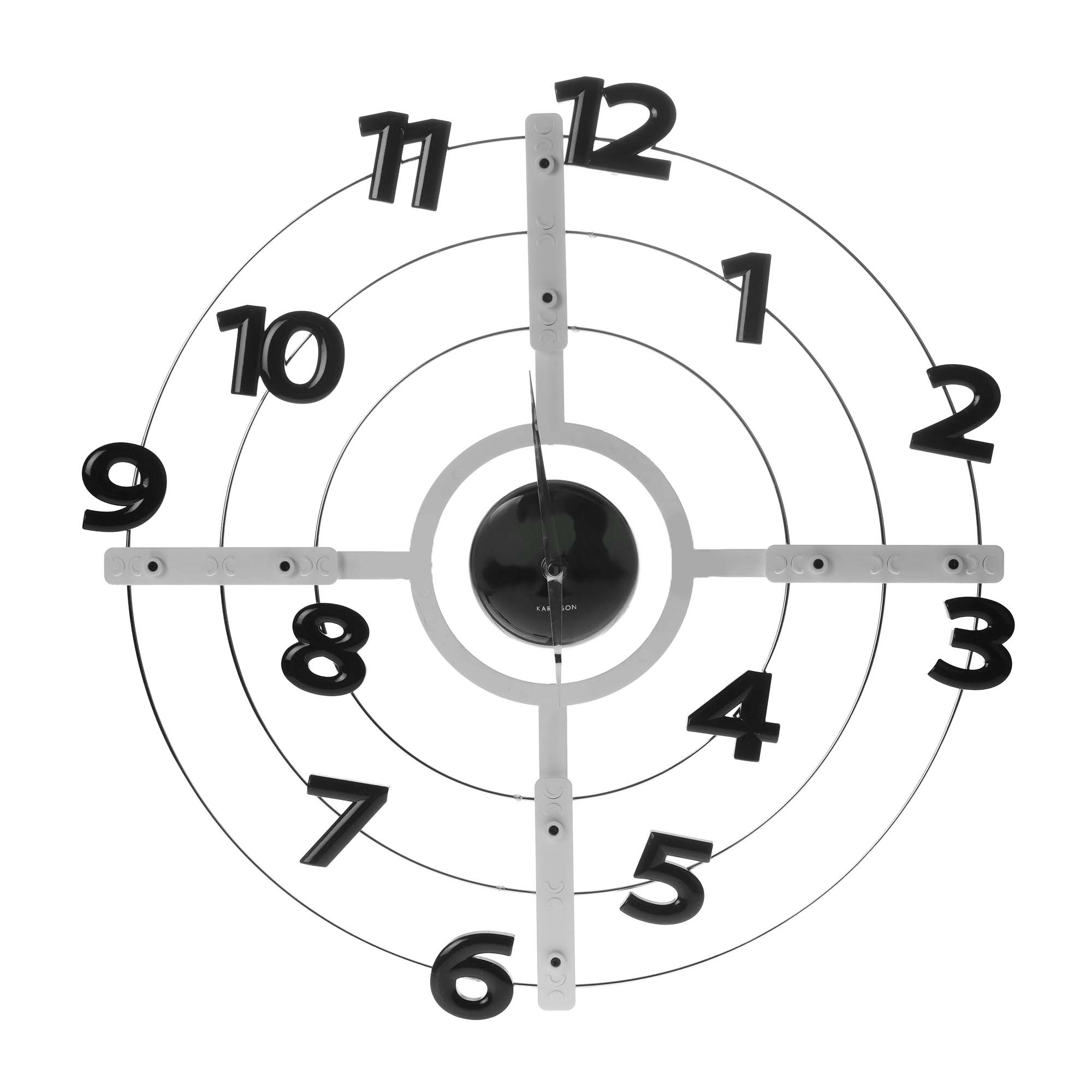 

Часы Karlsson Часы настенные MOBILE NUMBERS 45см черн. (KA5262BK)