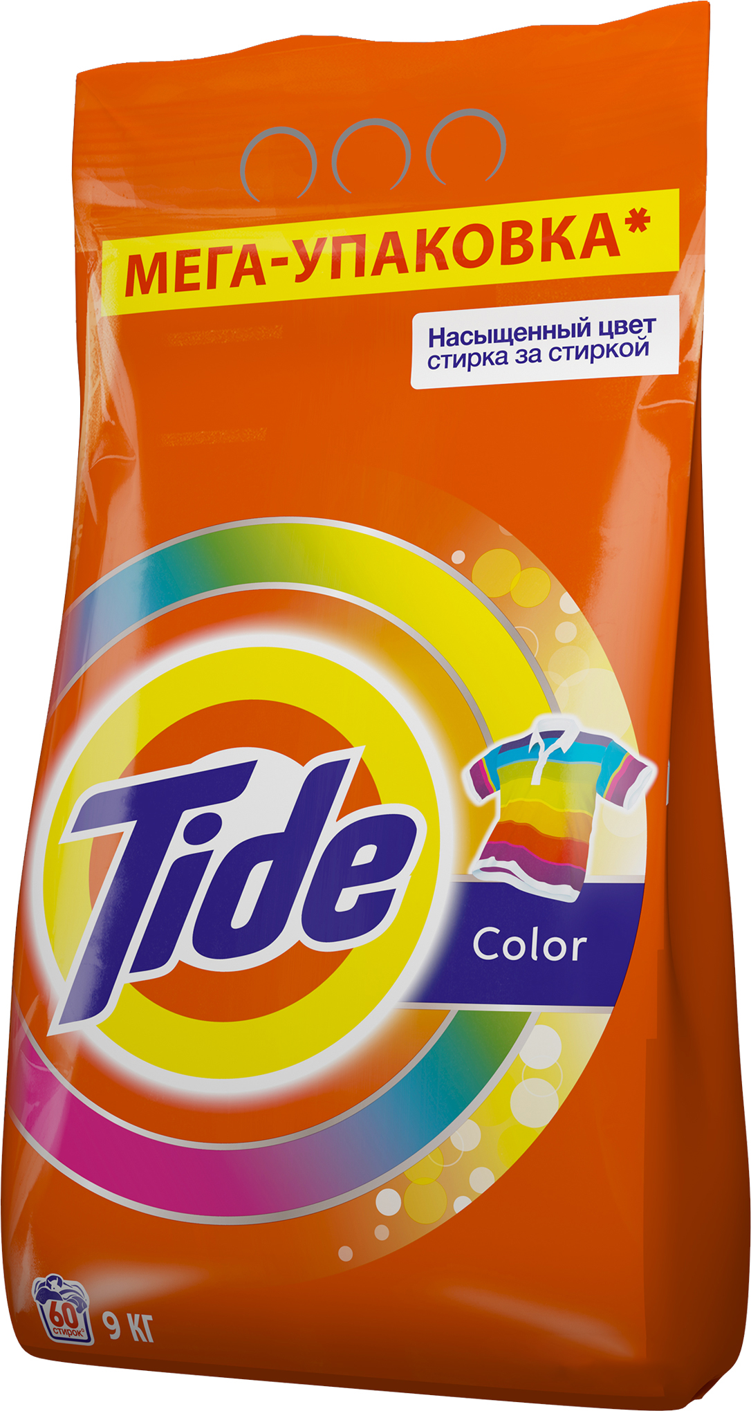 фото Стиральный порошок tide автомат color 60 стирок 9 кг