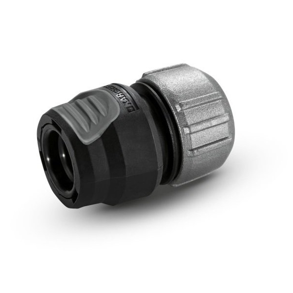 Коннектор универсальный Karcher Premium с аквастопом, цвет черный - фото 1