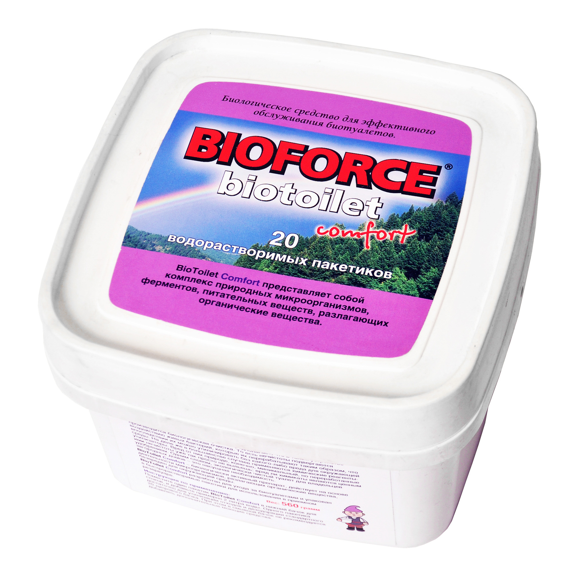 

Биопрепарат BIOFORCE Biotoilet Comfort 20х28г (ВС-007), Белый