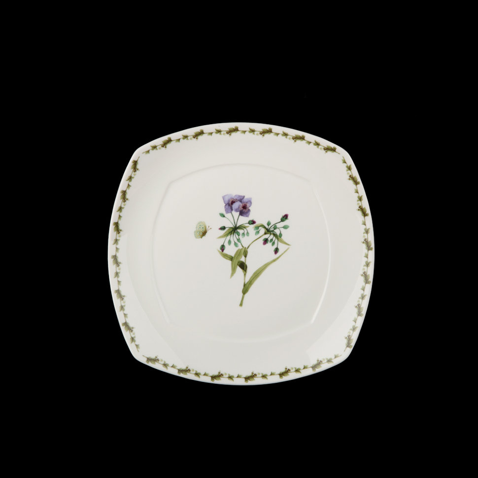 Набор тарелок Hankook/Prouna Филд Флауэр 25,5 см 6 шт, цвет белый - фото 1