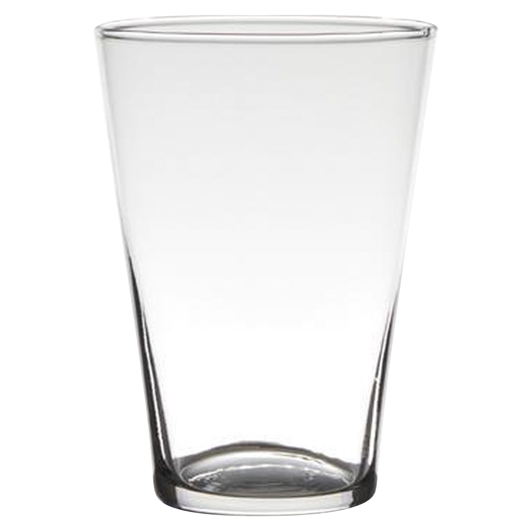 фото Ваза hakbijl glass essentials connical 14х20 см