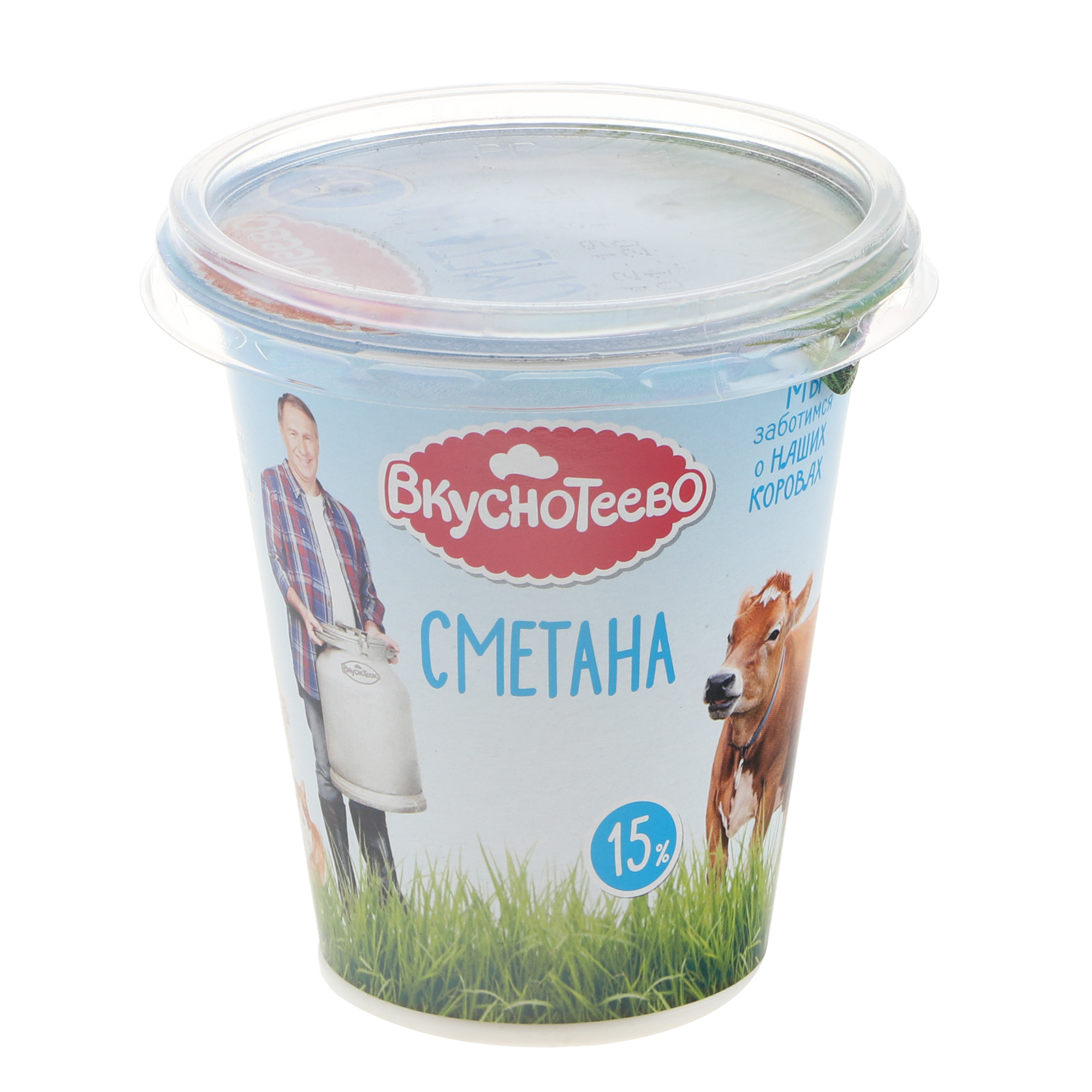 

Сметана Вкуснотеево 15% 300 г