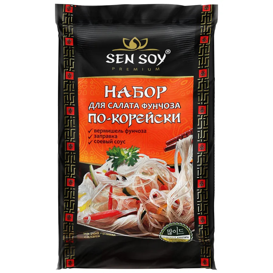 Салат фунчоза sen soy