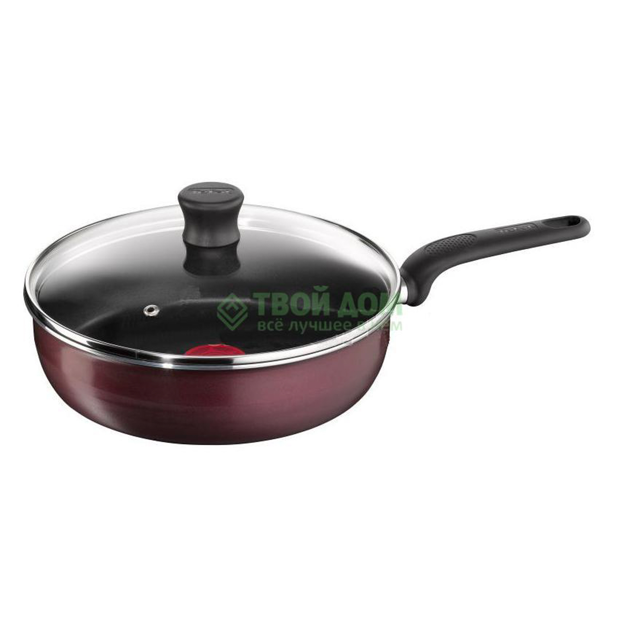 

Сотейник Tefal Provence 040 02 624 24 со стеклянной крышкой (9100010832), Красный