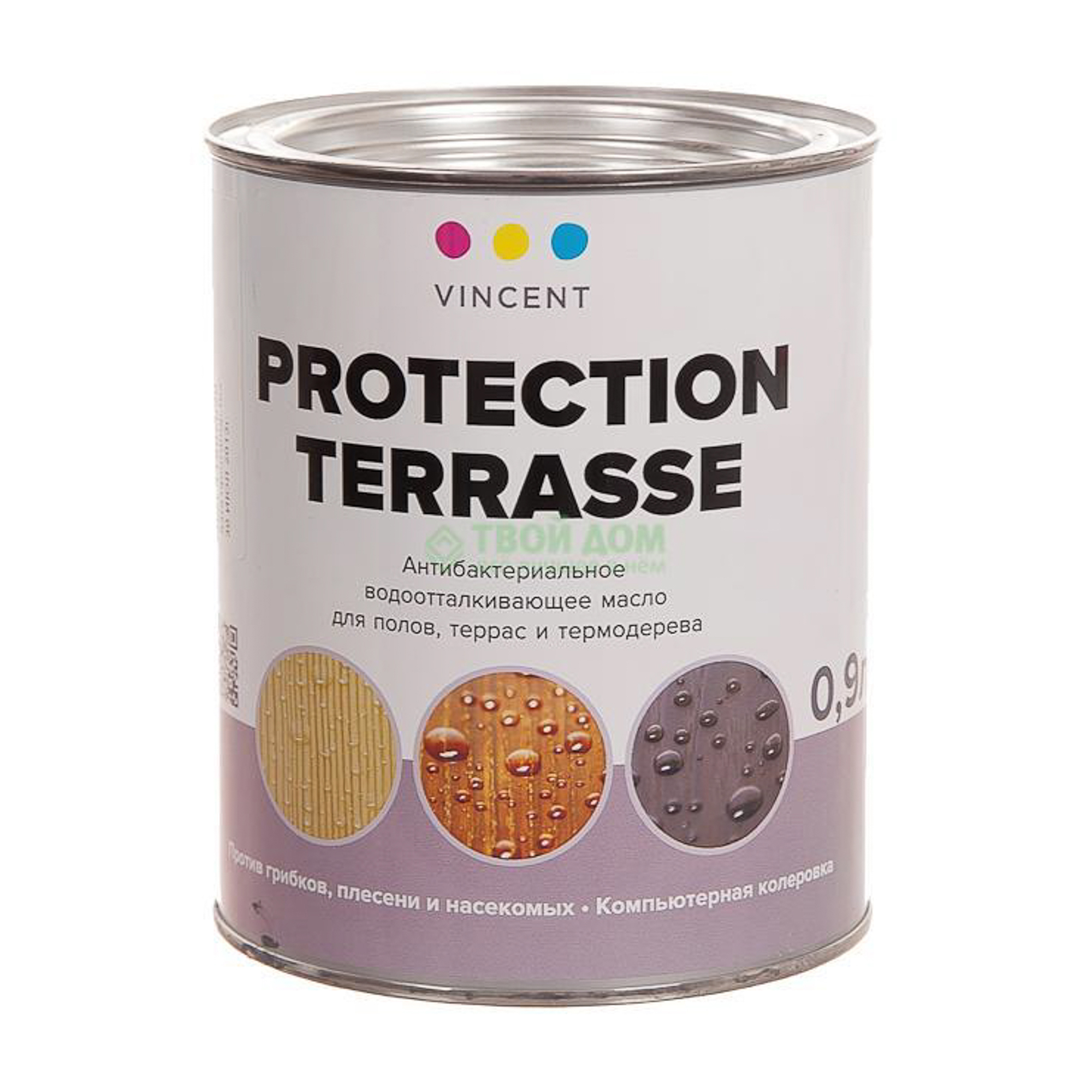 фото Масло vinsent decor protection terrasse 900 мл (105-035)