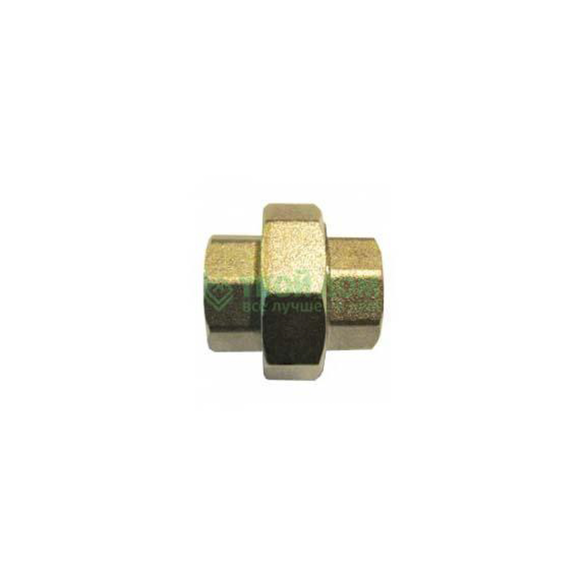 Соединитель Stc латунь ду20 м/м америк5679 (027-5380), цвет бронзовый