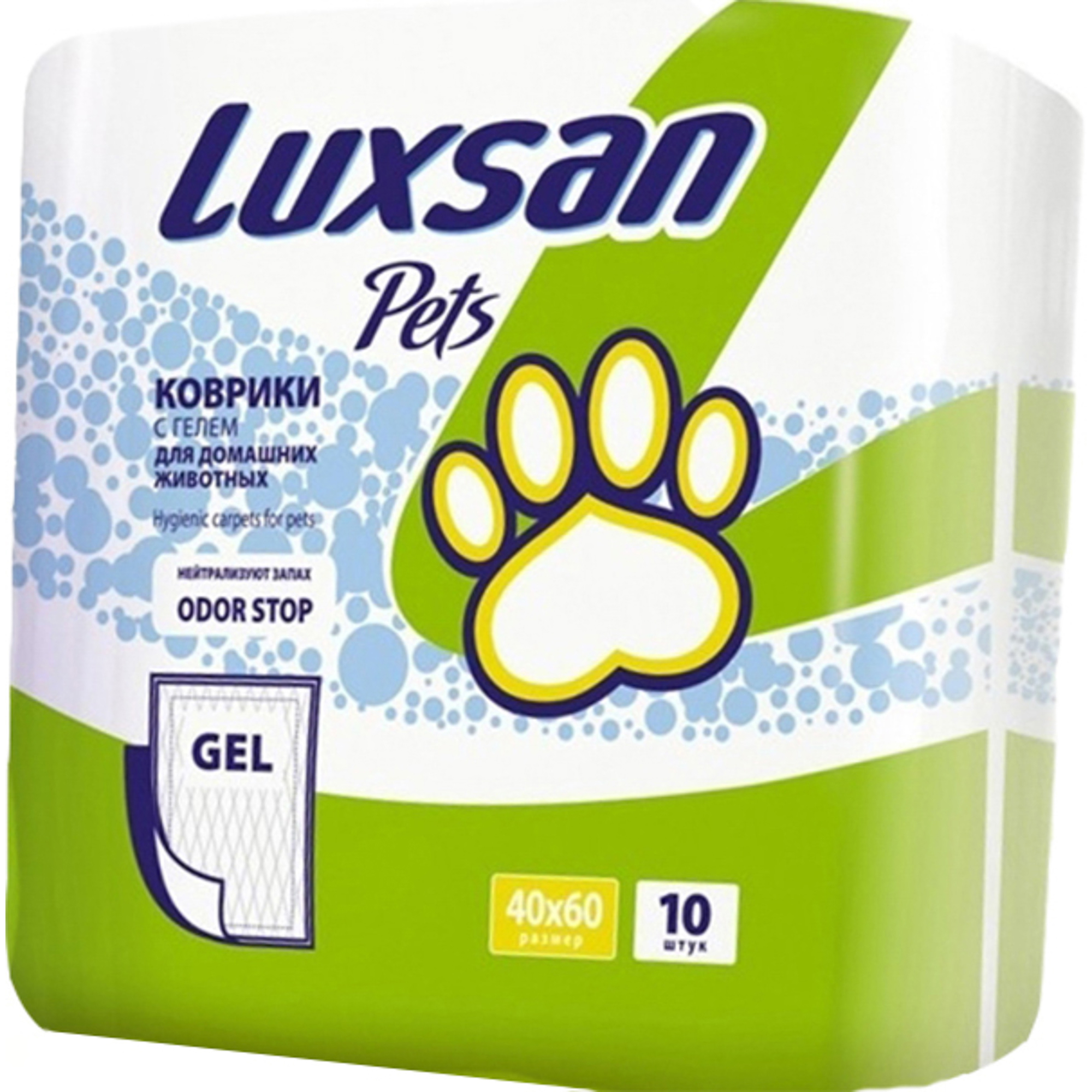 фото Коврик для кошек и собак luxsan premium gel 40х60 см 10 шт
