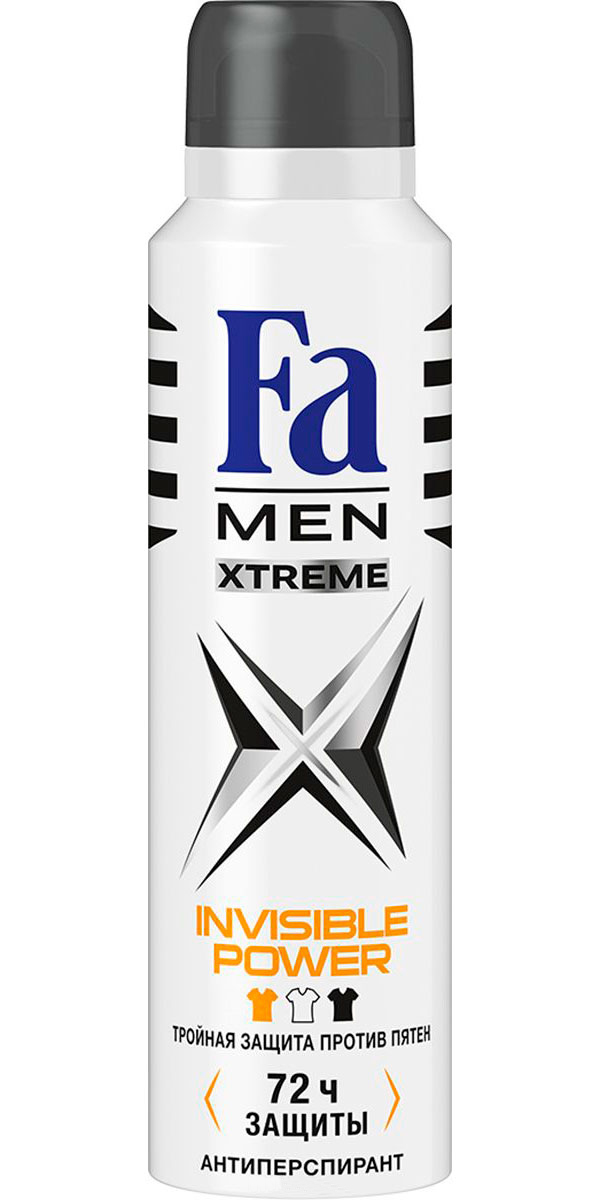 фото Антиперспирант fa men xtreme invisible power 150 мл