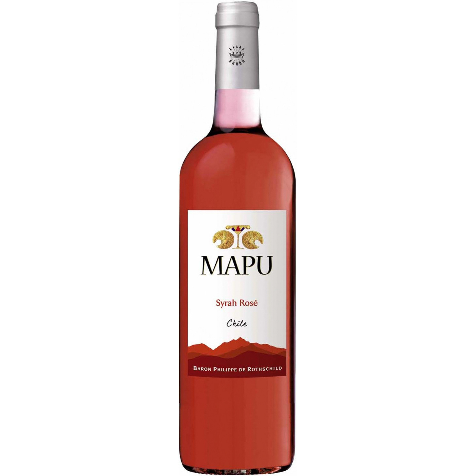 фото Вино розовое сухое baron philippe de rothschild "mapu" syrah rose 0,75 л baron philippe de rotschild