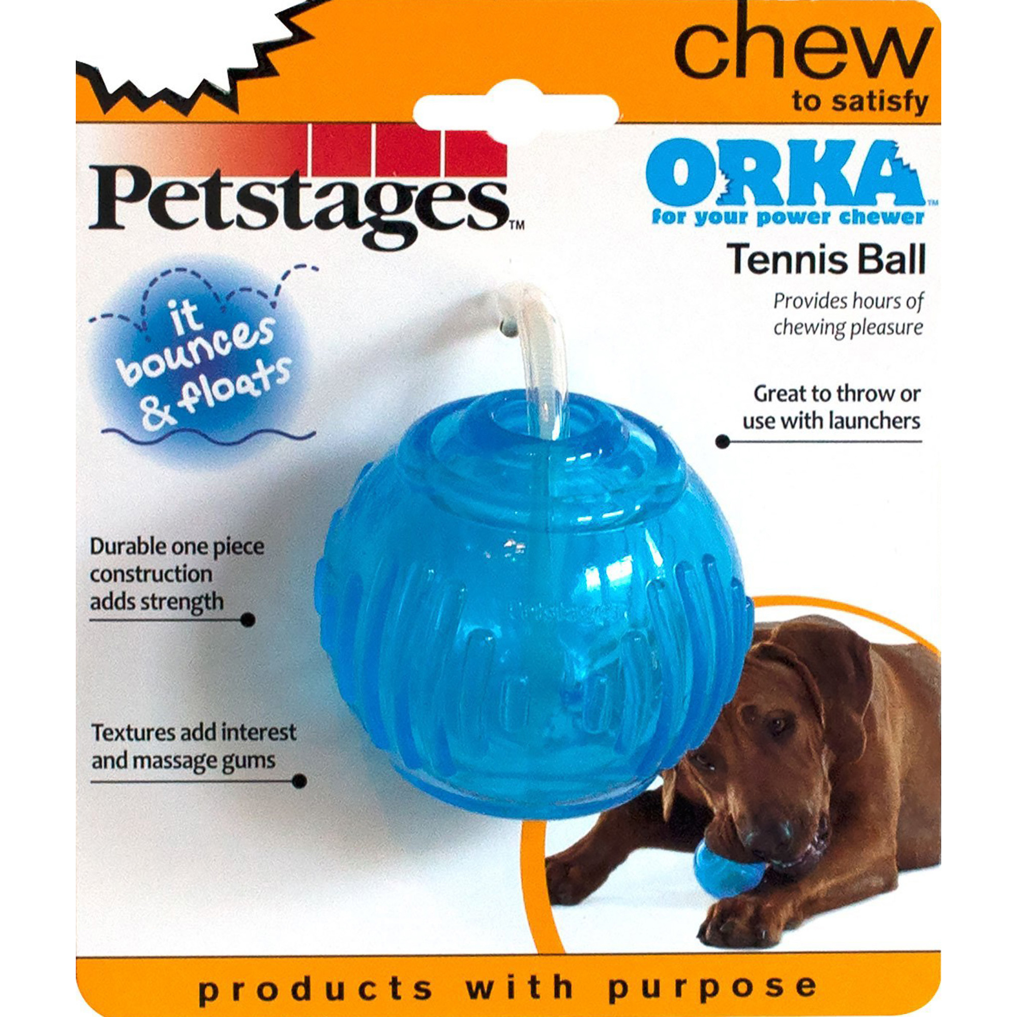 фото Игрушка для собак petstages orka теннисный мяч