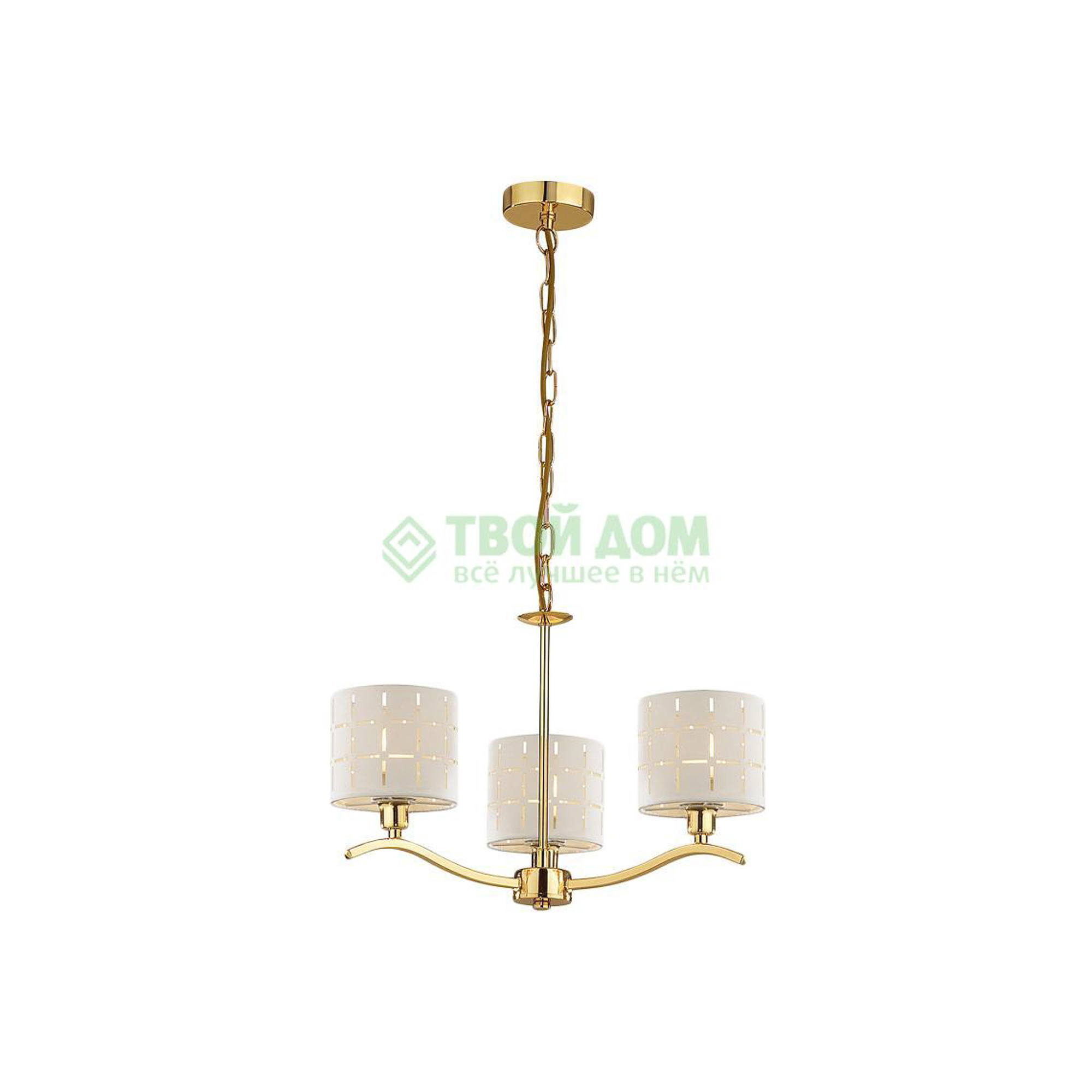 фото Люстра подвесная lucesolara moderno 5053/3p gold/white