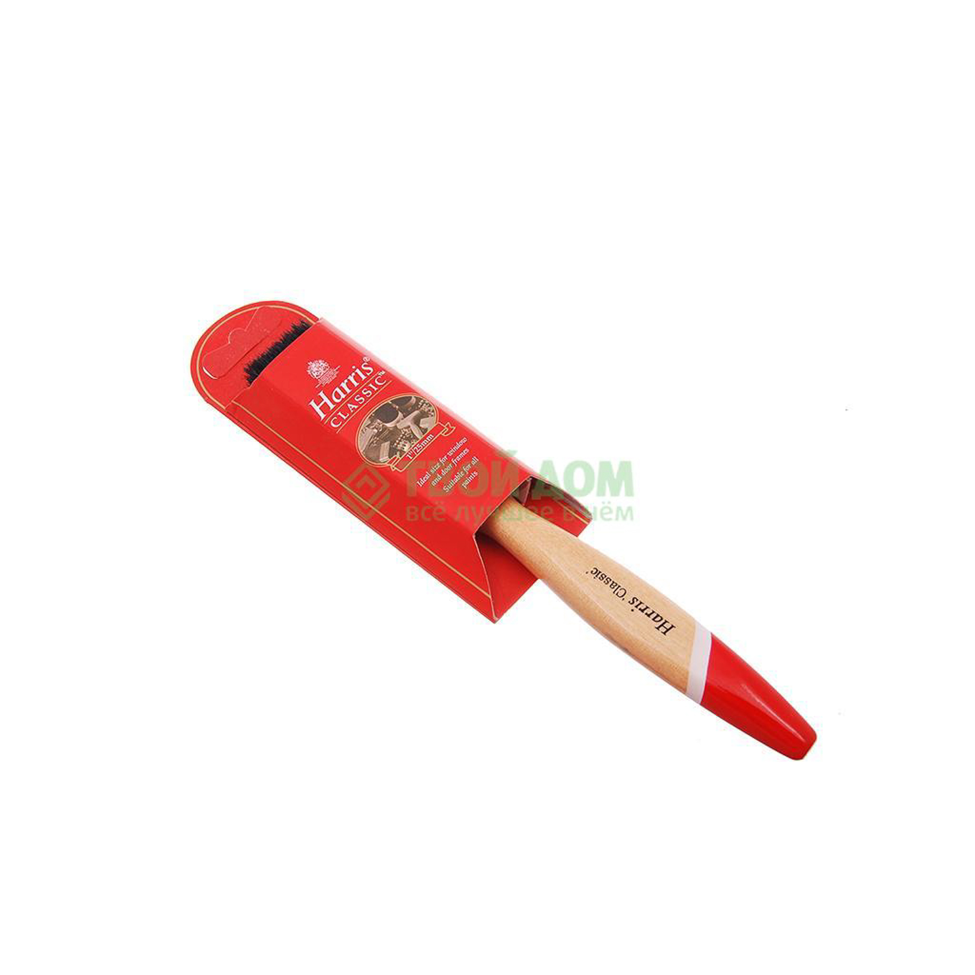 

Кисть флейцевая Harris 20410 нат щетина 1, Светло-коричневый