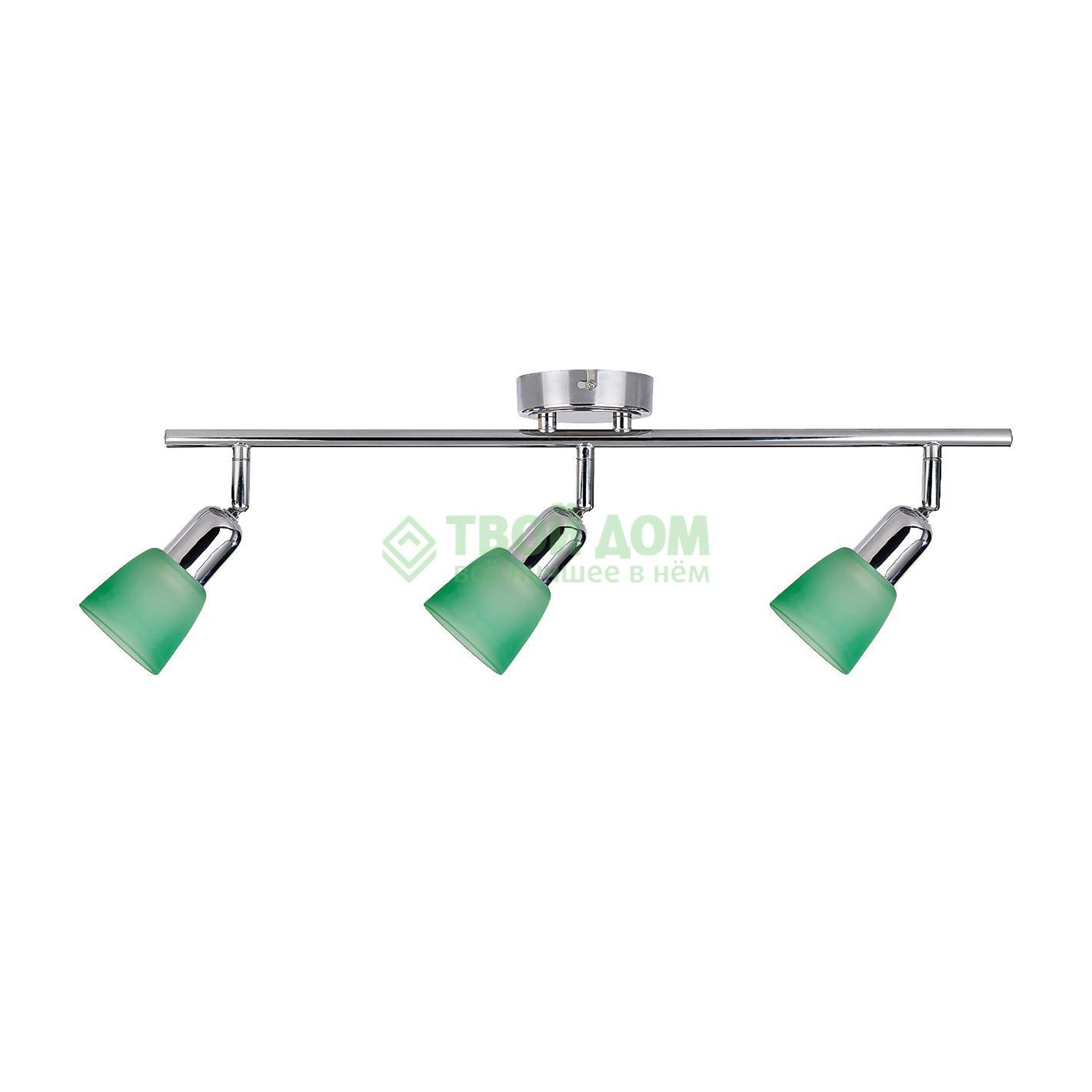 фото Спот lucesolara moderno 5043 3pa chrome/green (5043/3pa chrome/green)