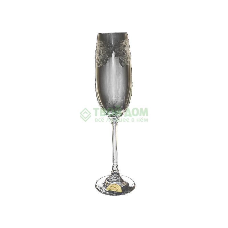 Набор бокалов для шампанского 6 шт Рона (2911/P/27321/RL/180SH), цвет прозрачный - фото 1