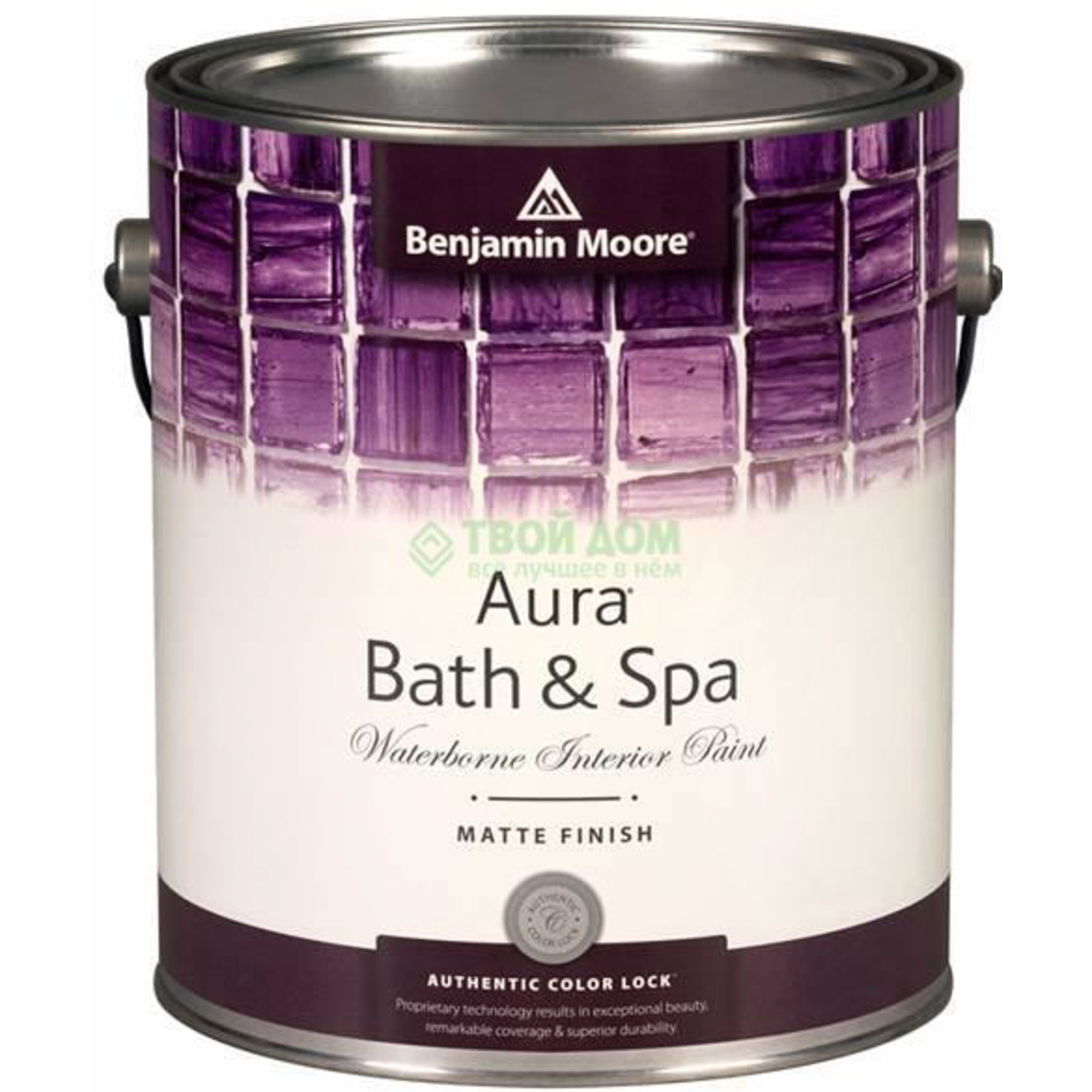 фото Краска бенджамин мур aura bath&spa matte finish base 0.94л