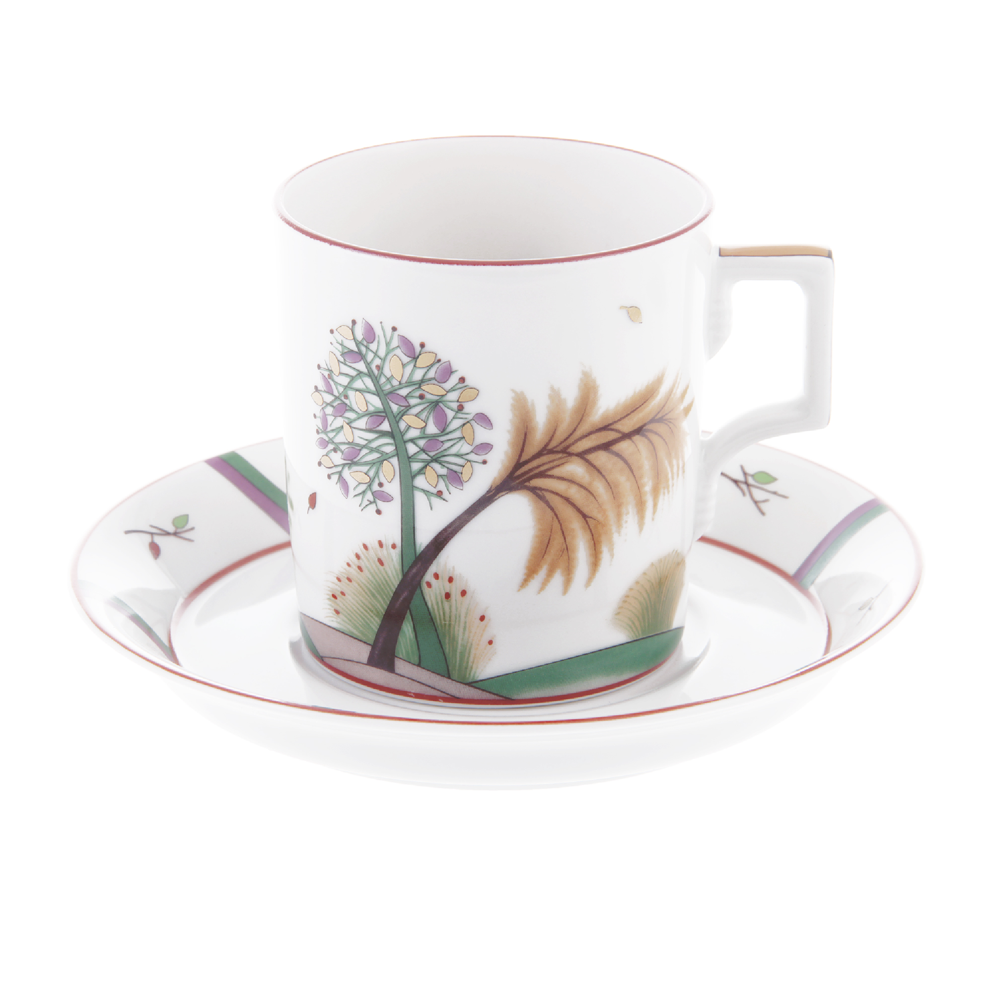 Чашка с блюдцем чайные Гербовая осень Ифз - фото 1