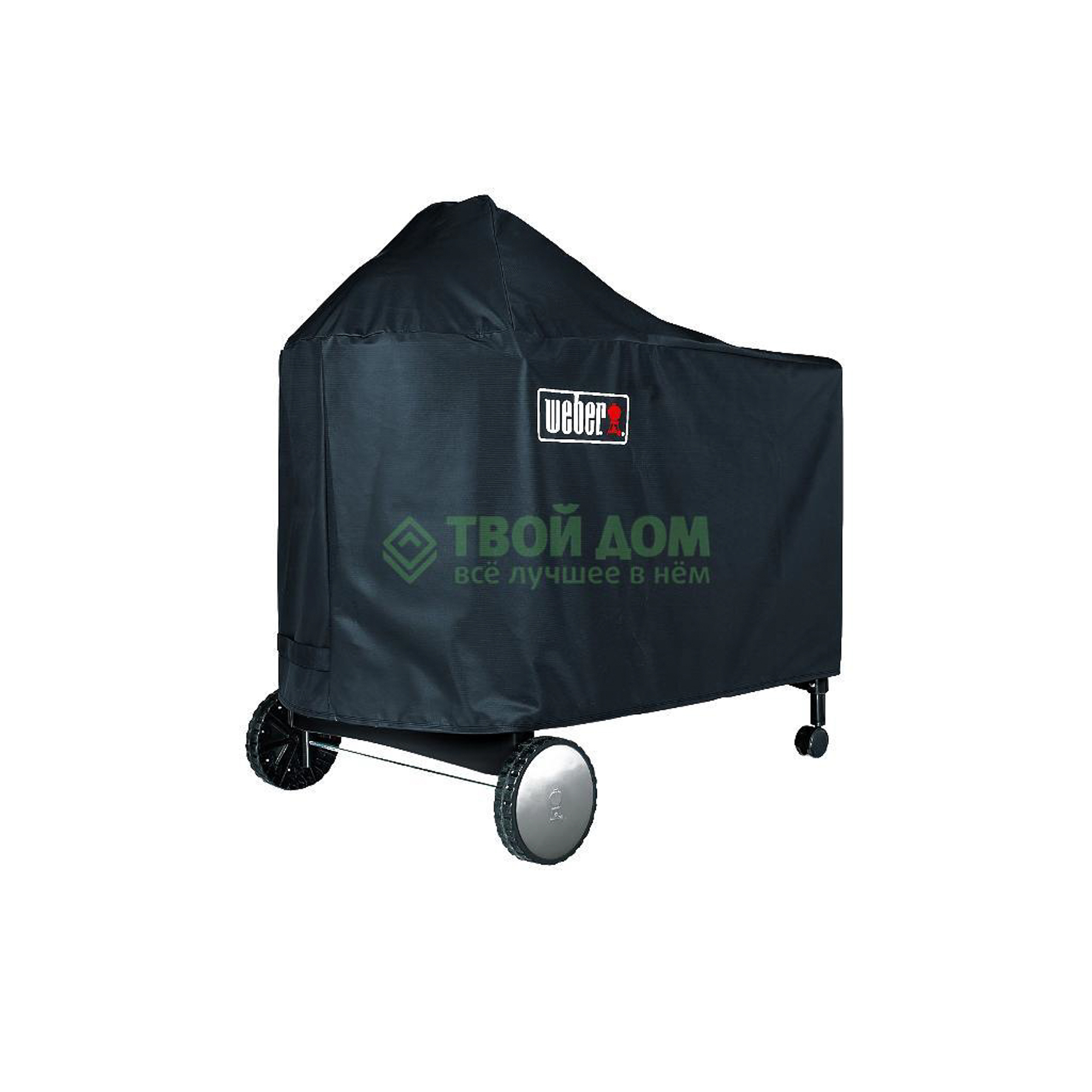 

Чехол Weber Чехол для грилей со столиком premium 7454, Черный