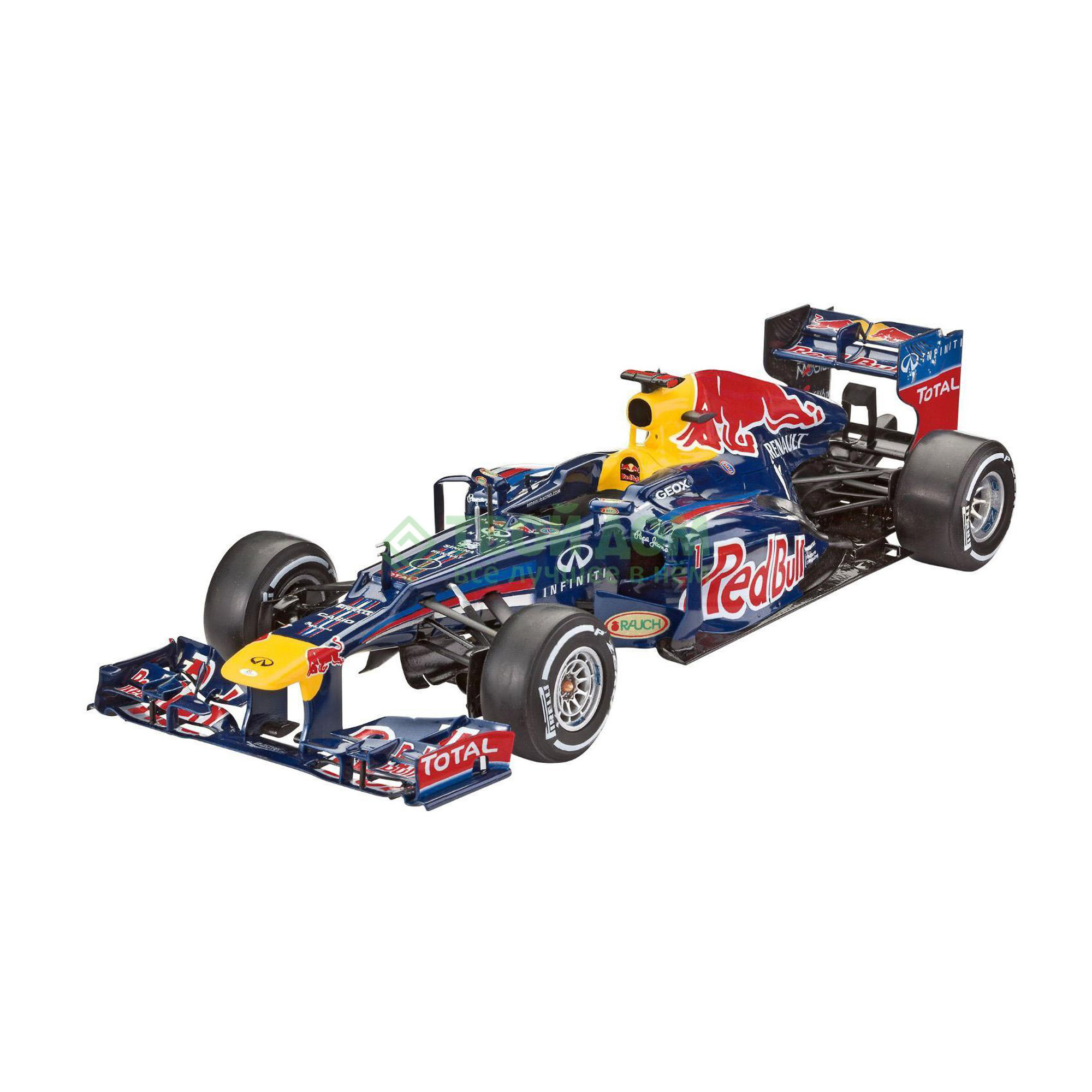 

Модель для склеивания Revell Гоночный автомобиль red bull racing rb7, Желтый;синий;красный