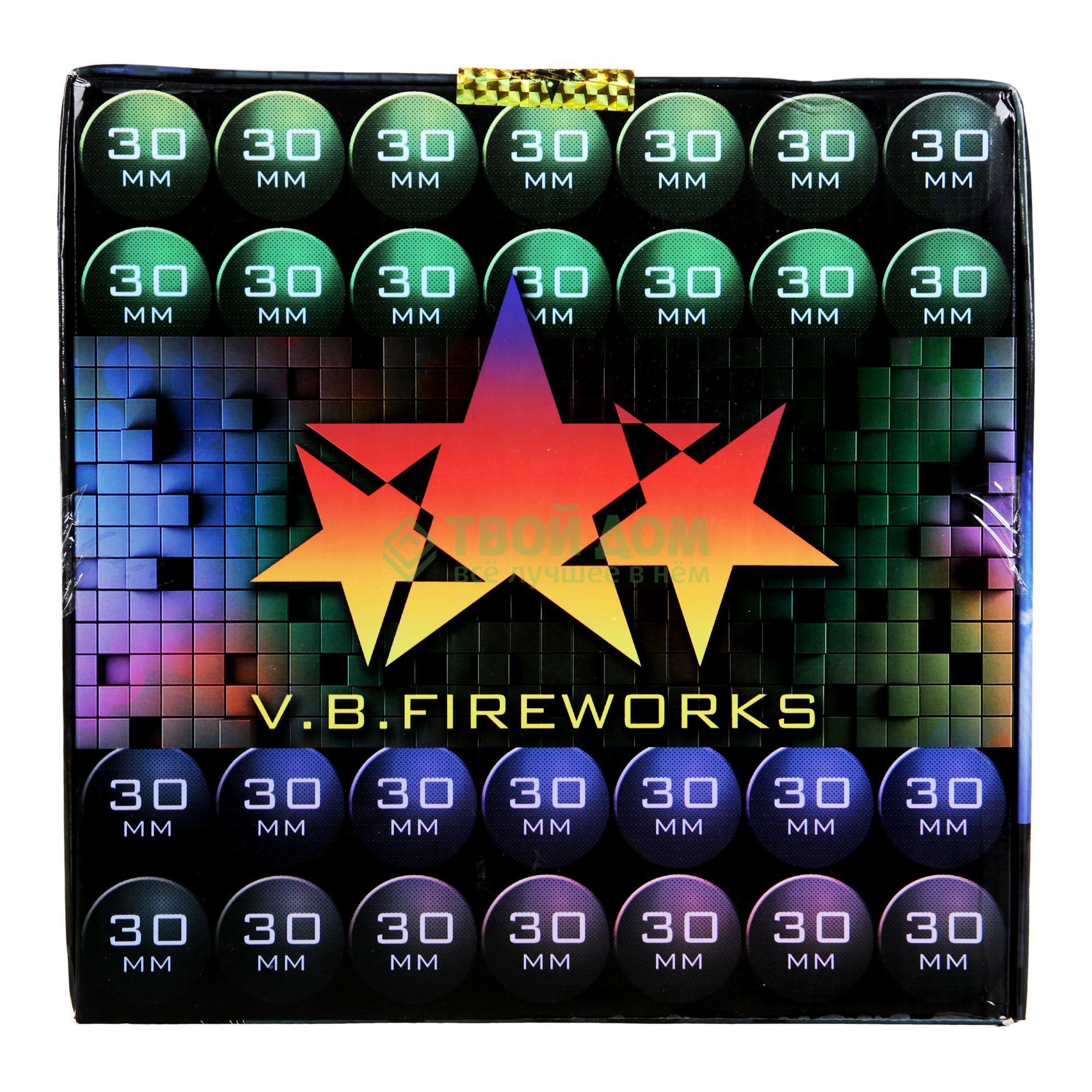 Батарея салютов Very Best Fireworks Елка 49 залпов (СР552100), цвет синий - фото 3