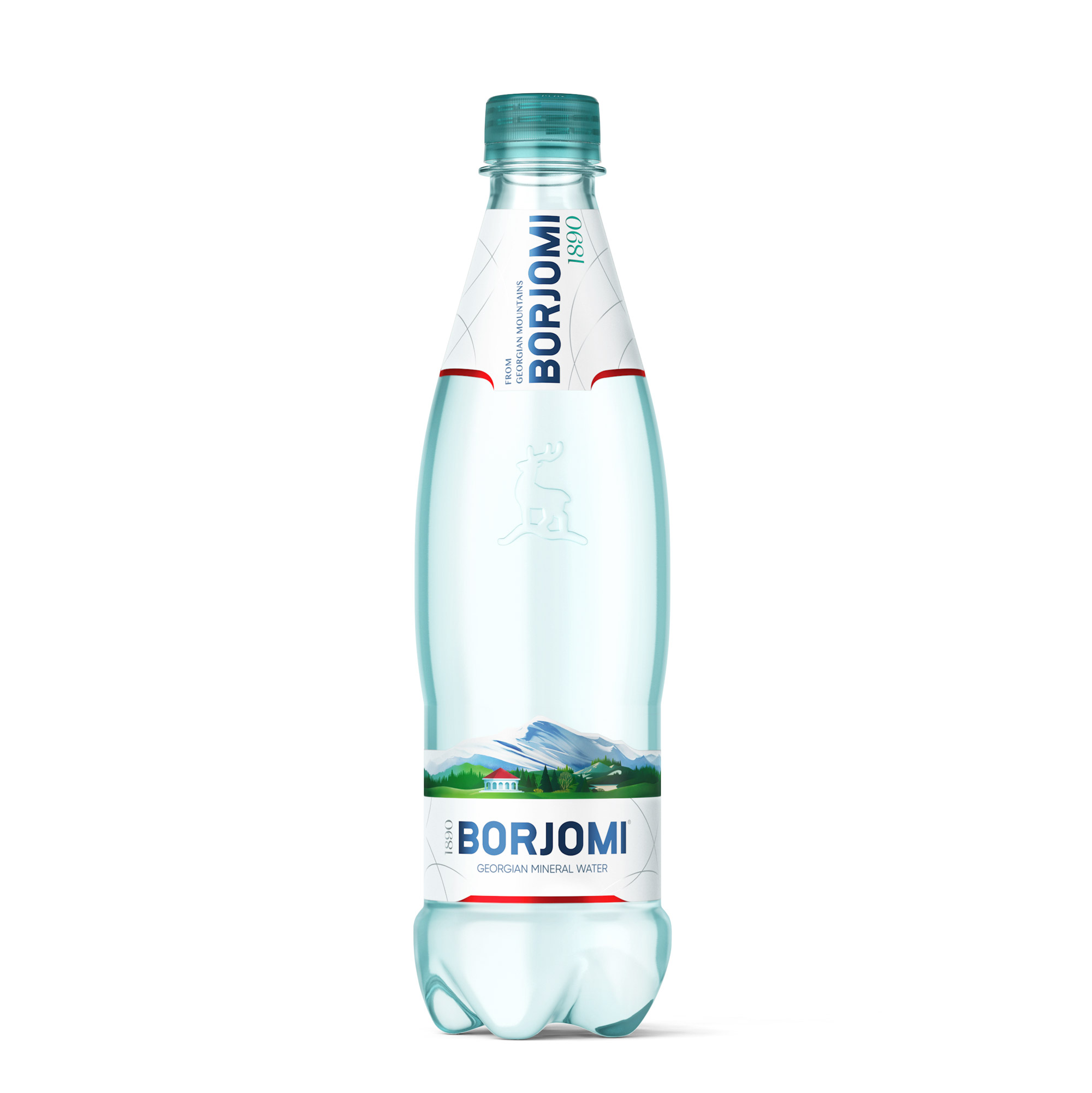Вода минеральная Borjomi газированная 0,5 л пэт