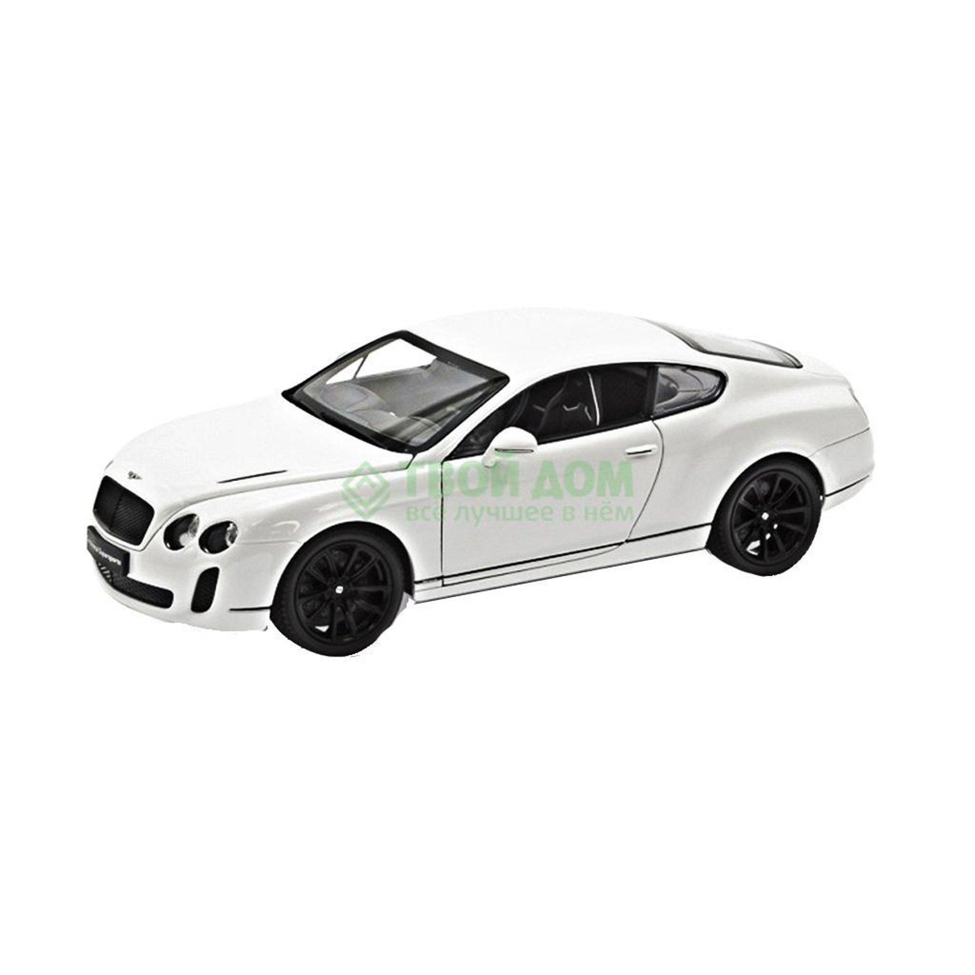 

Машинка Welly Модель машины 1:34-39bentley continental 43623, Белый