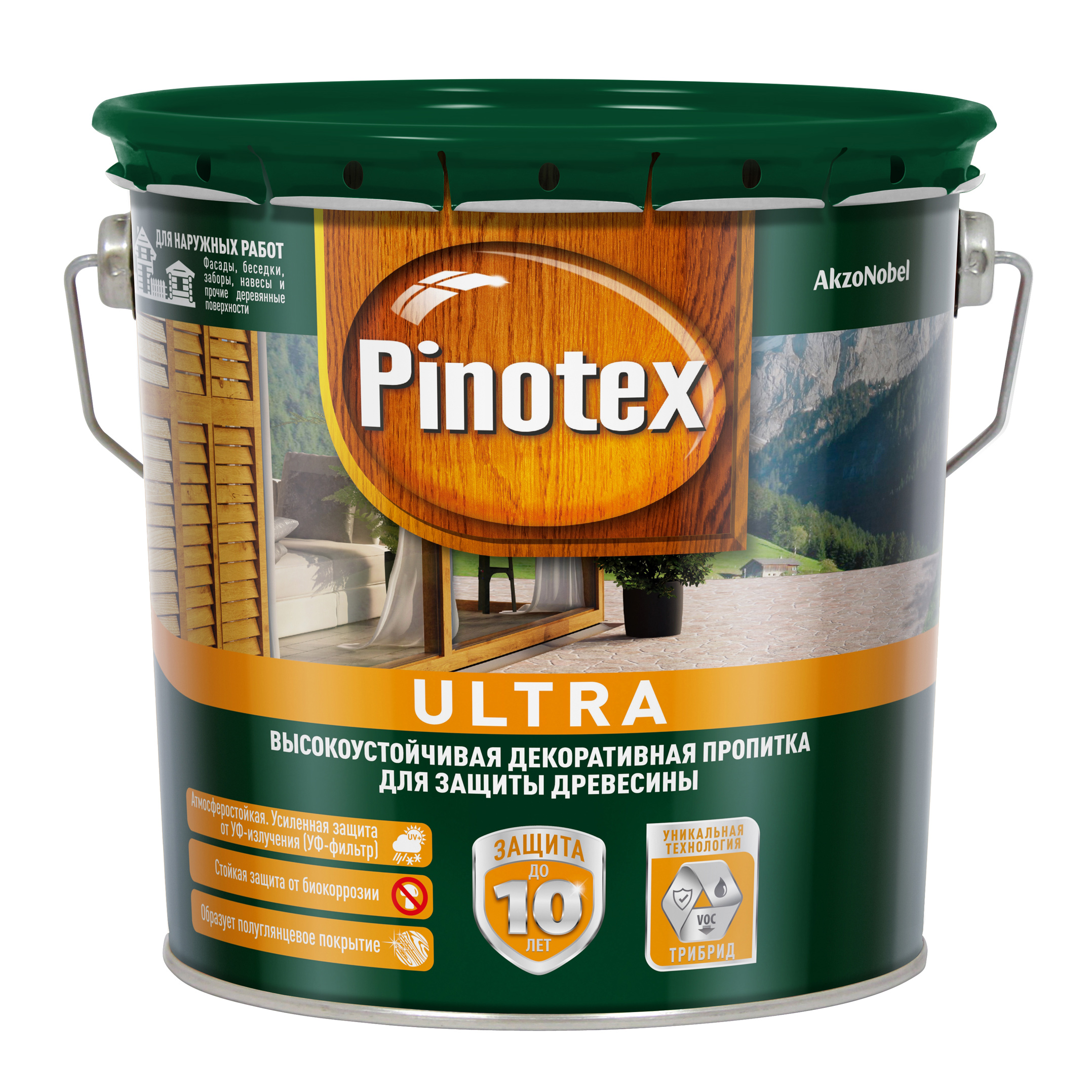 фото Пропитка pinotex ultra 2.7л орегон