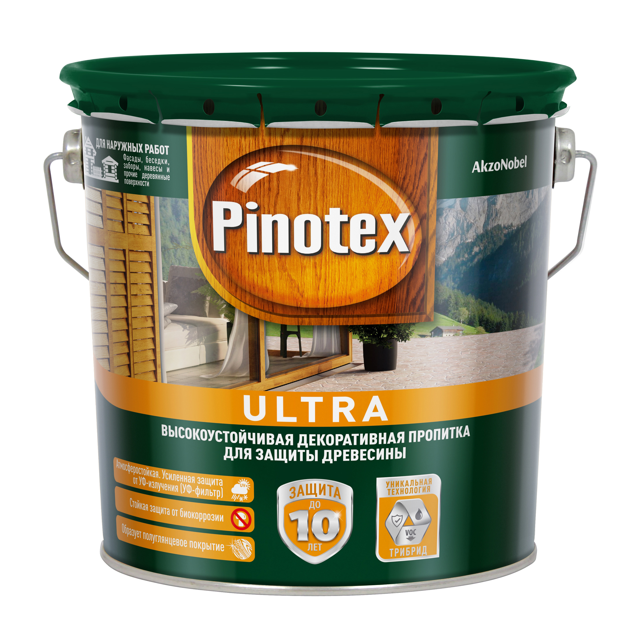 фото Пропитка pinotex ultra 2.7л палисандр