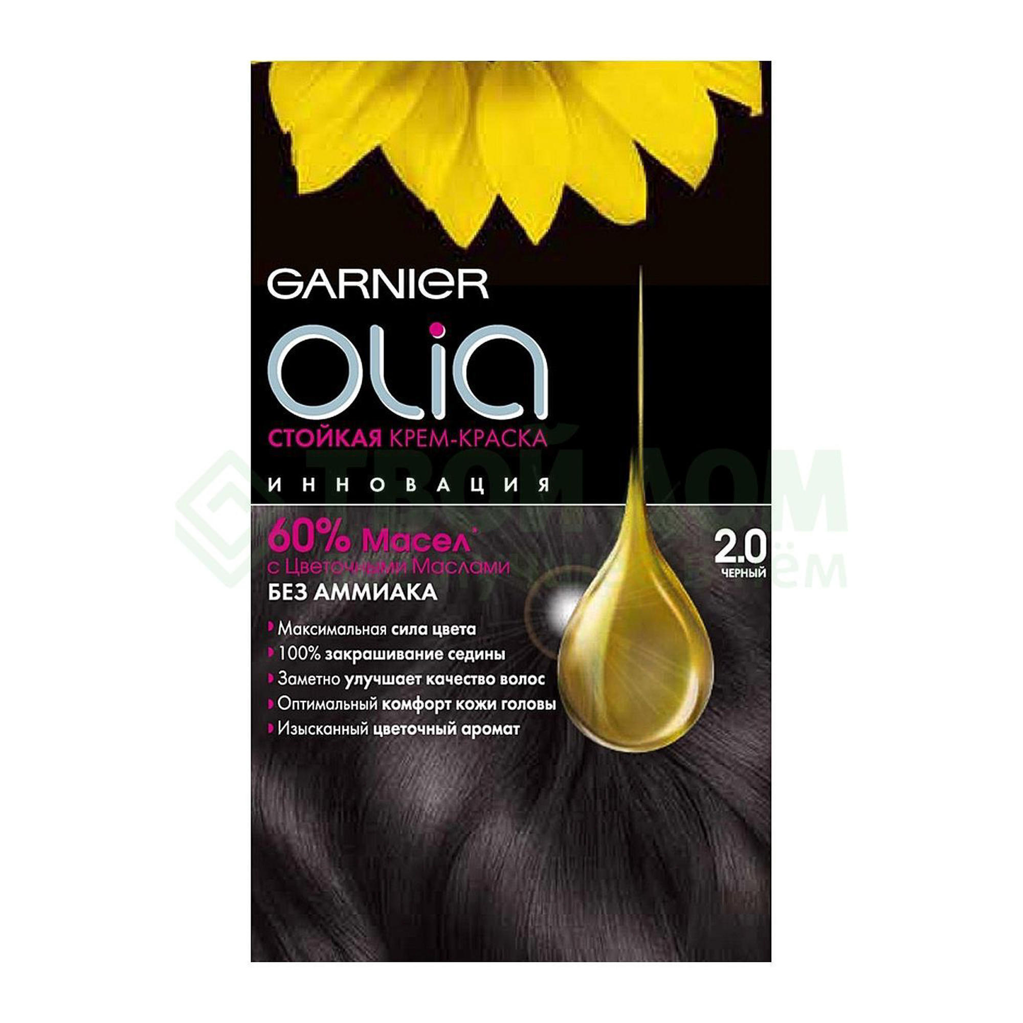 

Краска Garnier Olia 2.0 160 мл Black (C4681800)