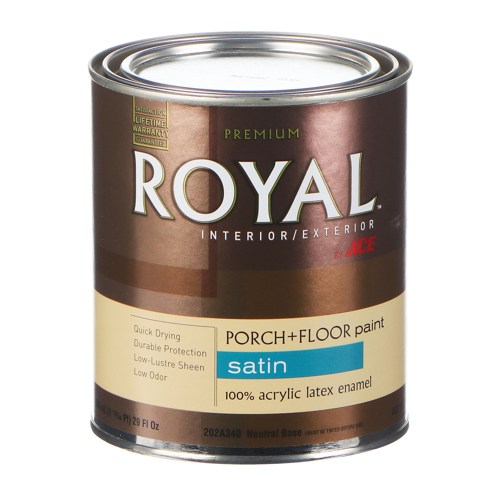 фото Краска ace hardware royal satin porch+floor paint 0,946 л