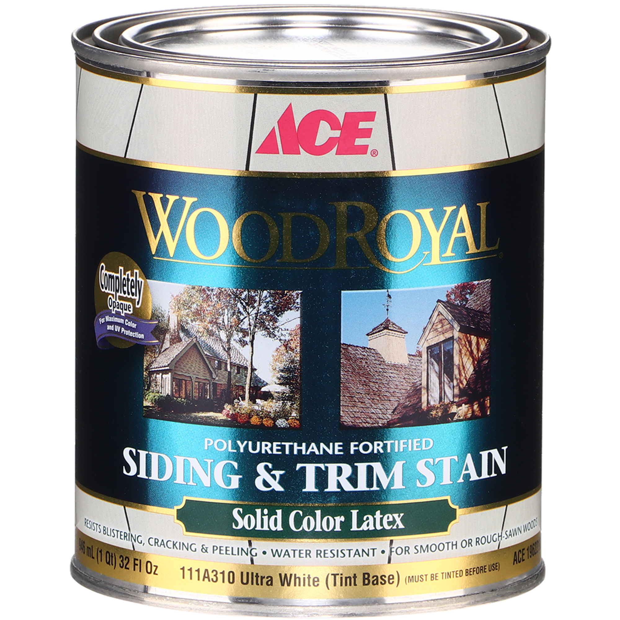 фото Пропитка ace hardware corporation wood royal siding + trim solid ultra white 946 мл