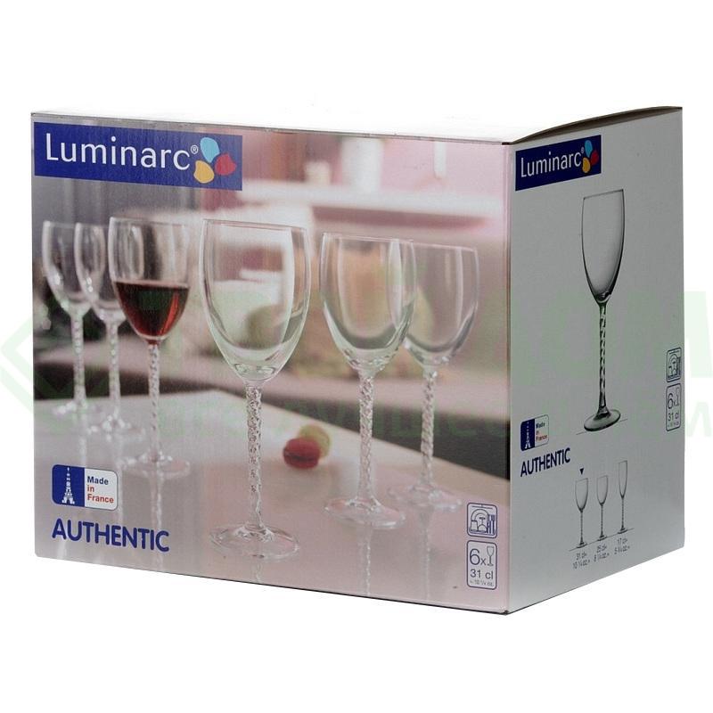 

Набор бокалов для вина 6 шт Luminarc H5651, Прозрачный