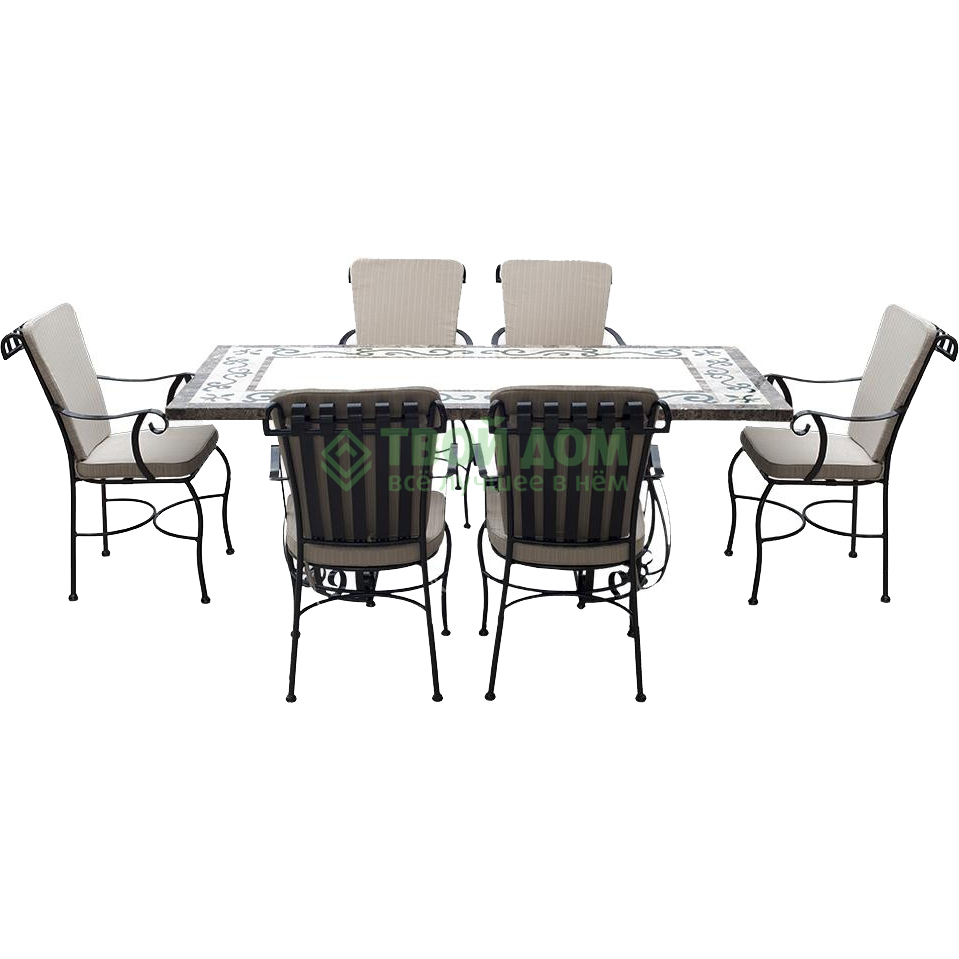 

Комплект мебели Berkeley Black Gold, Серый