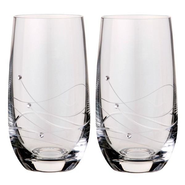 Набор высоких стаканов Dartington Crystal Glitz 480 мл 2 шт, цвет прозрачный - фото 1
