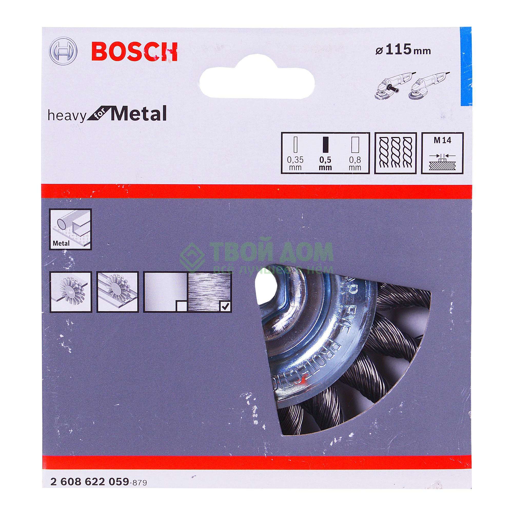 

Bosch Щетка кольцевая, ф115мм (2608622059