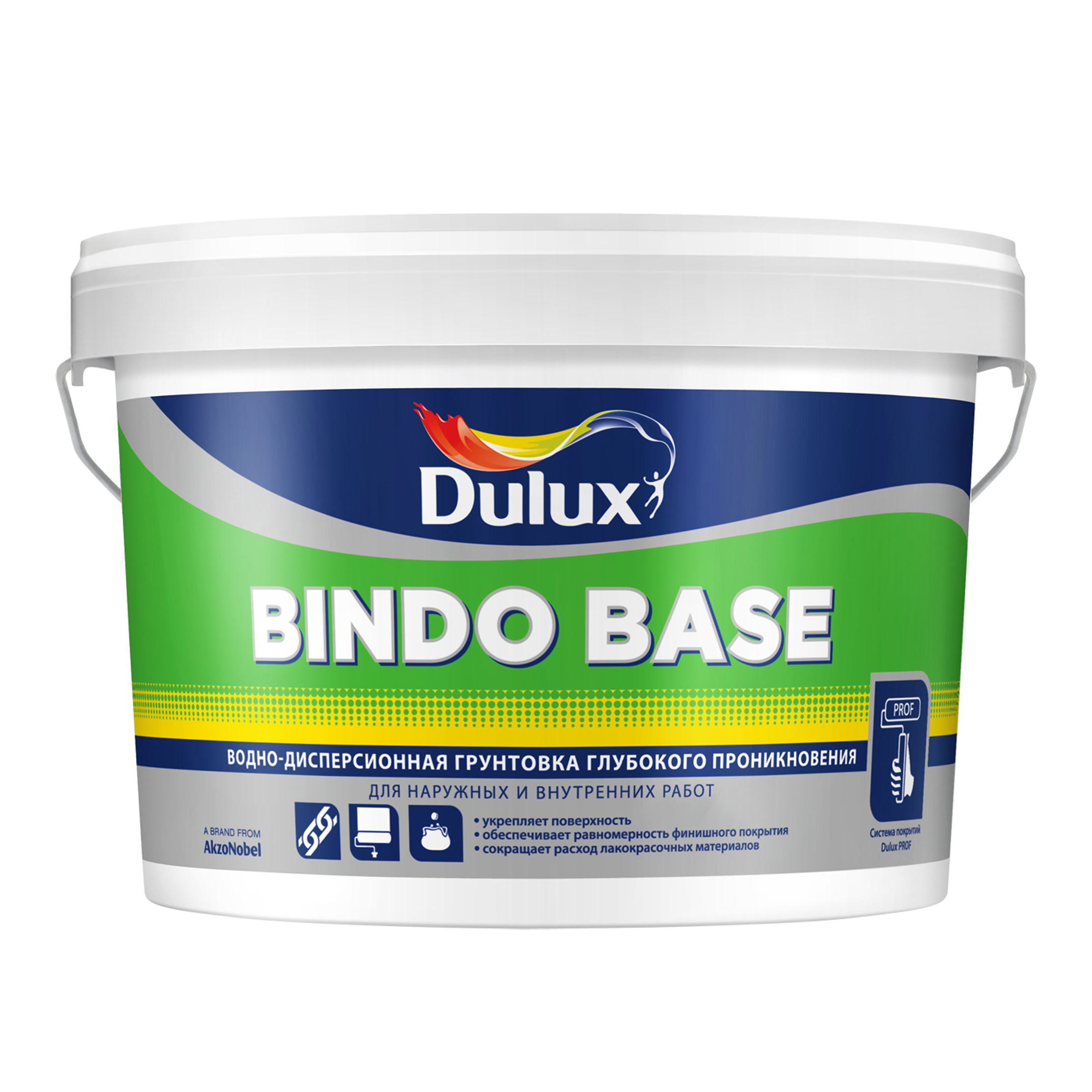 

Грунтовка Dulux Bindo base грунт универ 10л (8949), Белый