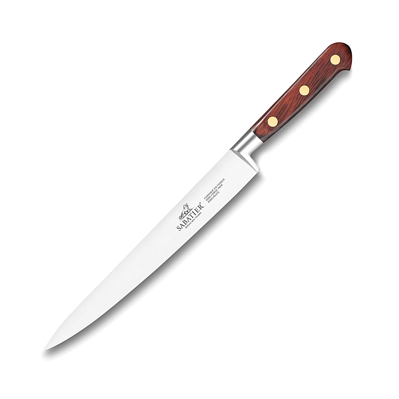 Нож для нарезки Sabatier 20 см кован saveur, цвет коричневый - фото 1