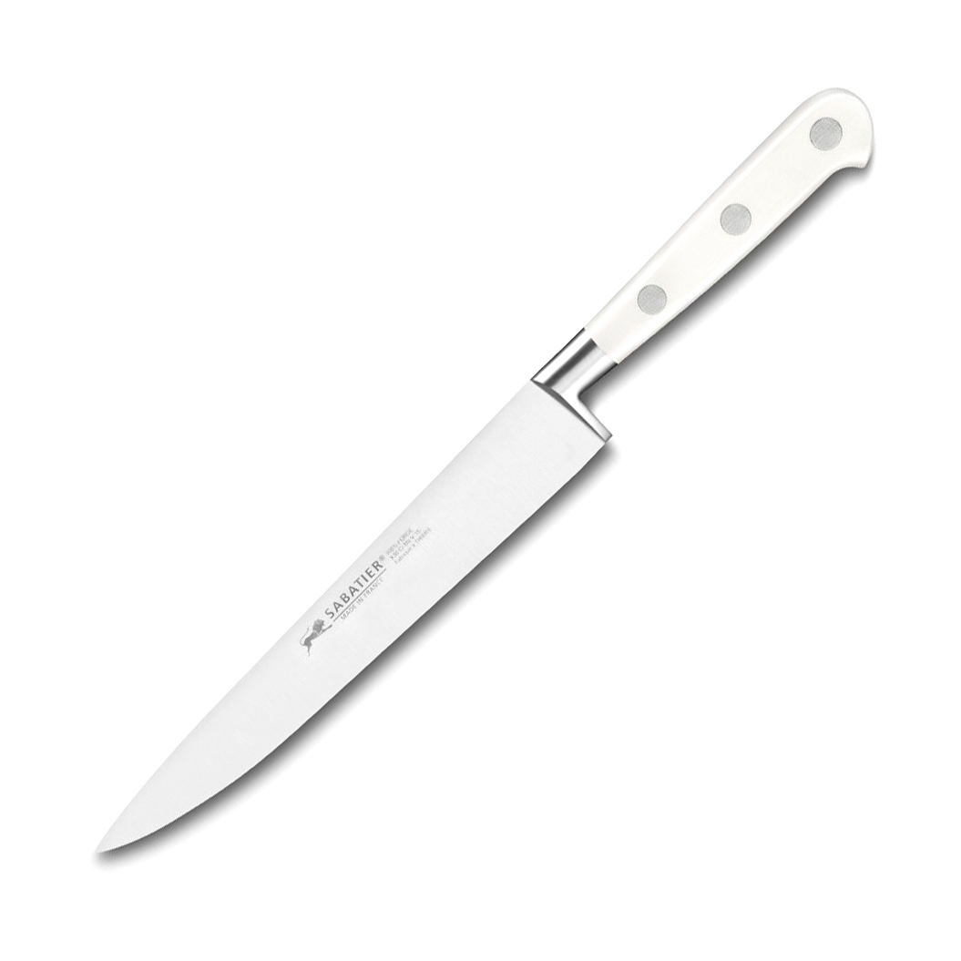 Нож для нарезки Sabatier 20см кованый toque blanche 812483, цвет белый - фото 1