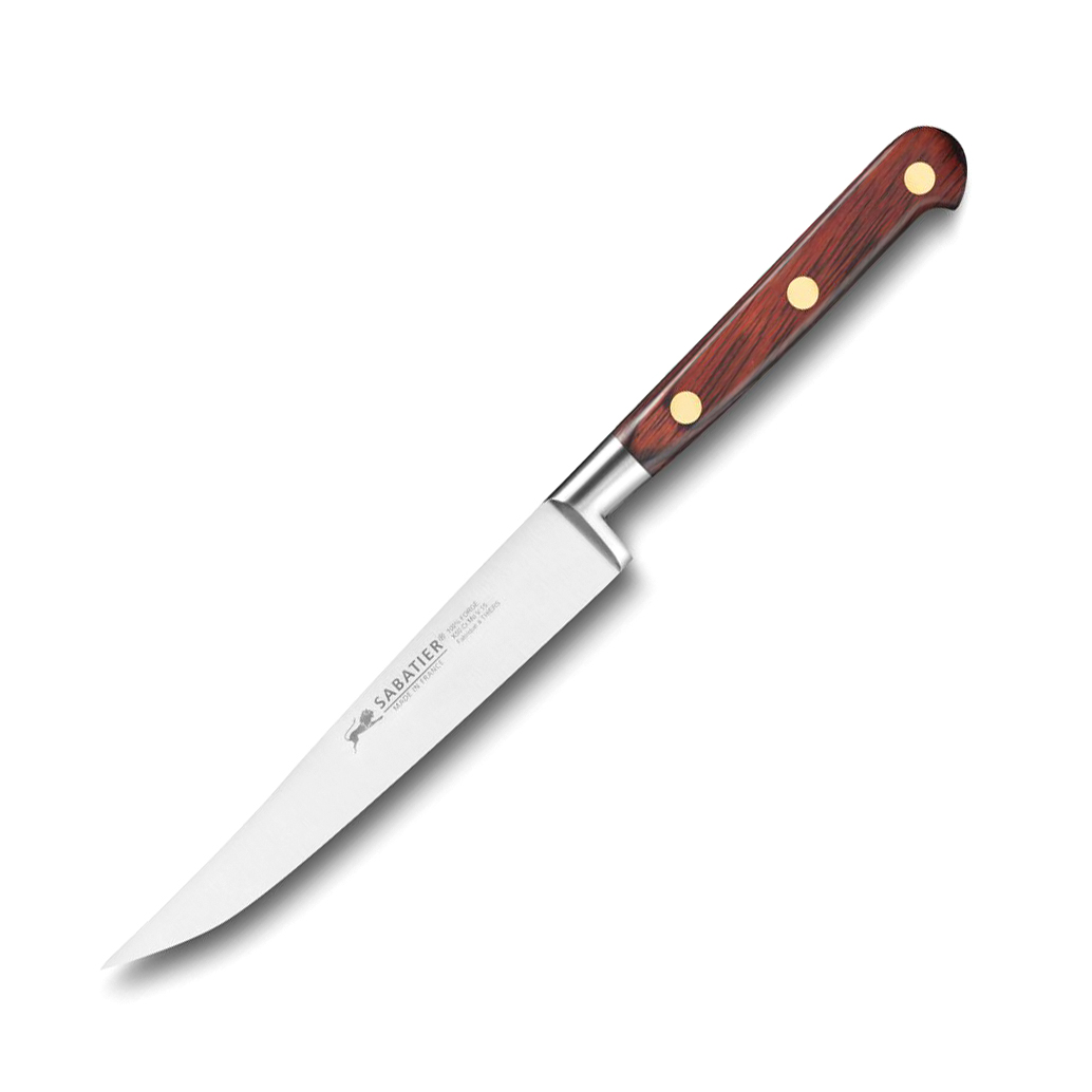 Нож мясной Sabatier 13 см кованый saveur, цвет коричневый - фото 1
