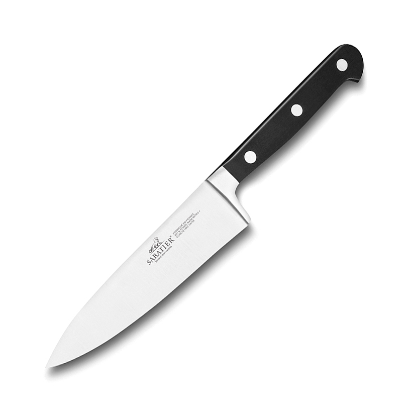 Нож поварской Sabatier 15 см кованый gourmet 771580, цвет черный - фото 1