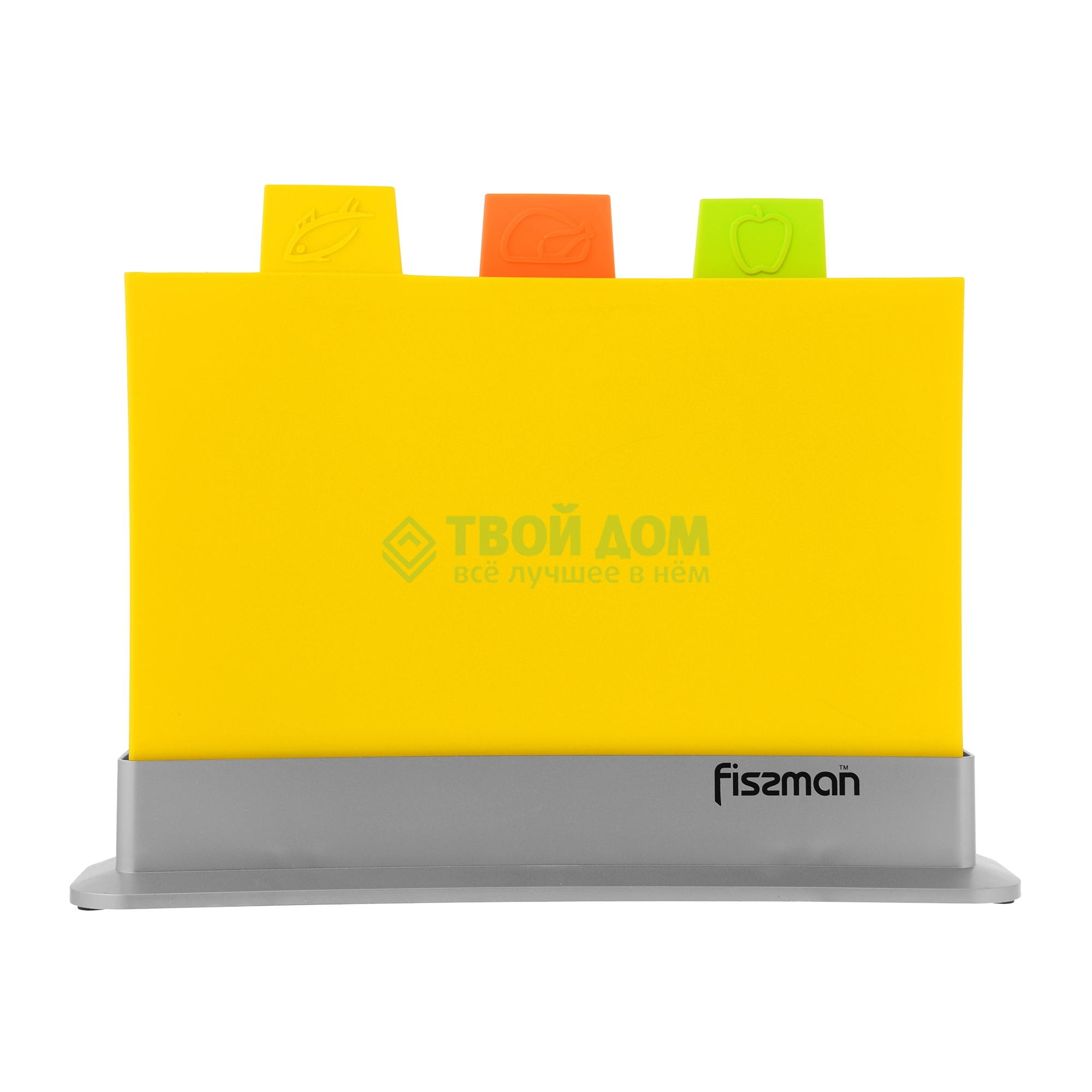 

Набор 3 склад разделочных досок 33x25см пластик (AY-7237.CB), Желтый