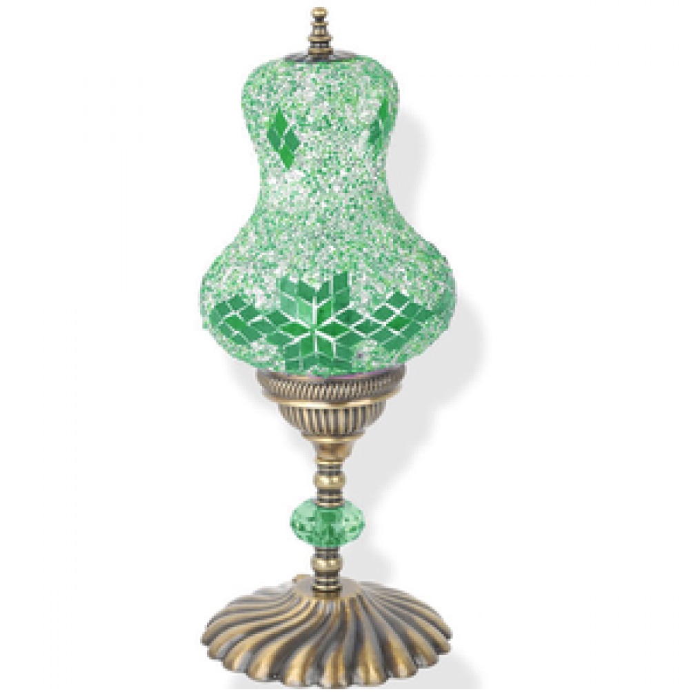 Лампа настольная Exotic мозайка 02517 зеленая