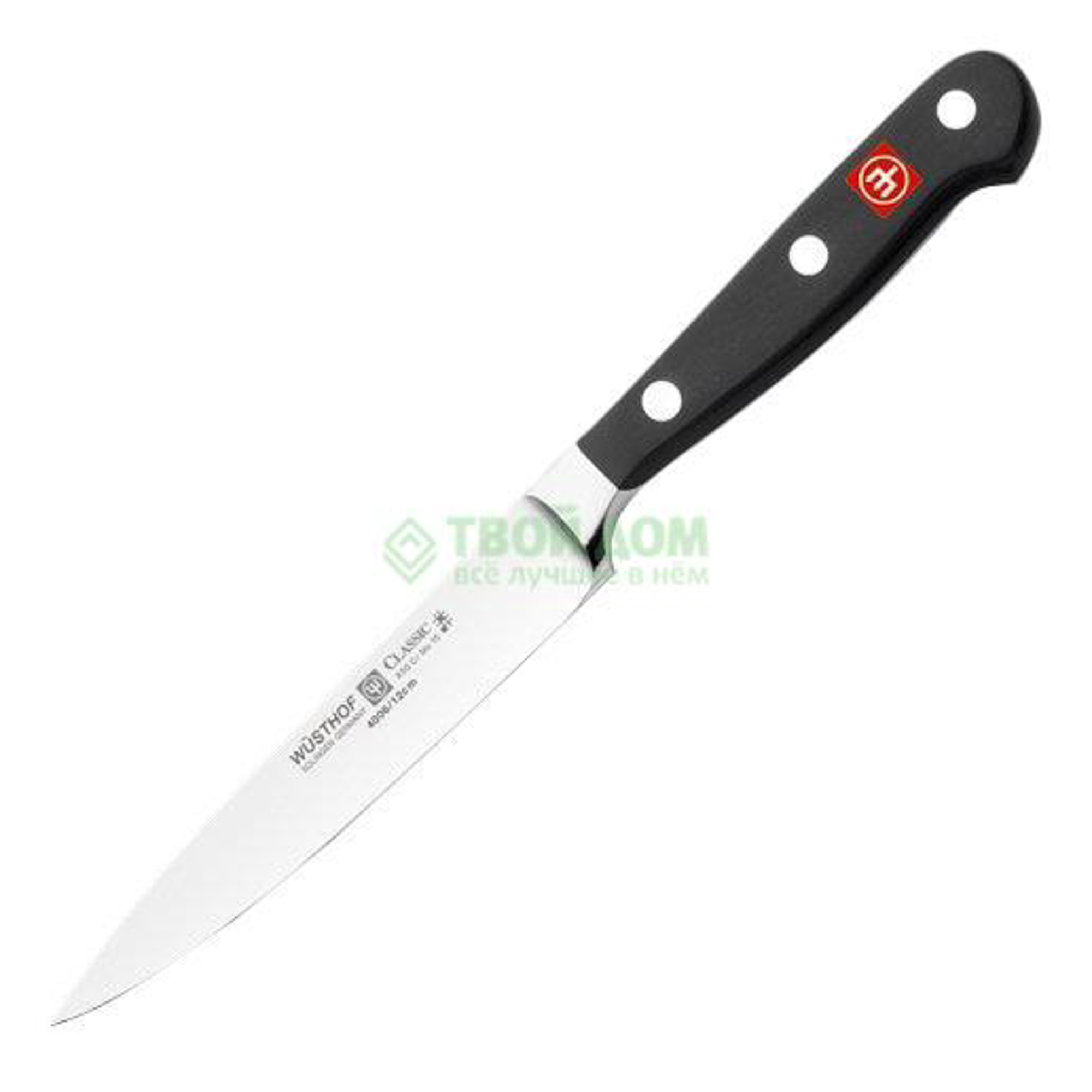 Нож универсальный Wusthoff Нож универсальный 12 см classic (4066/12), цвет черный - фото 2