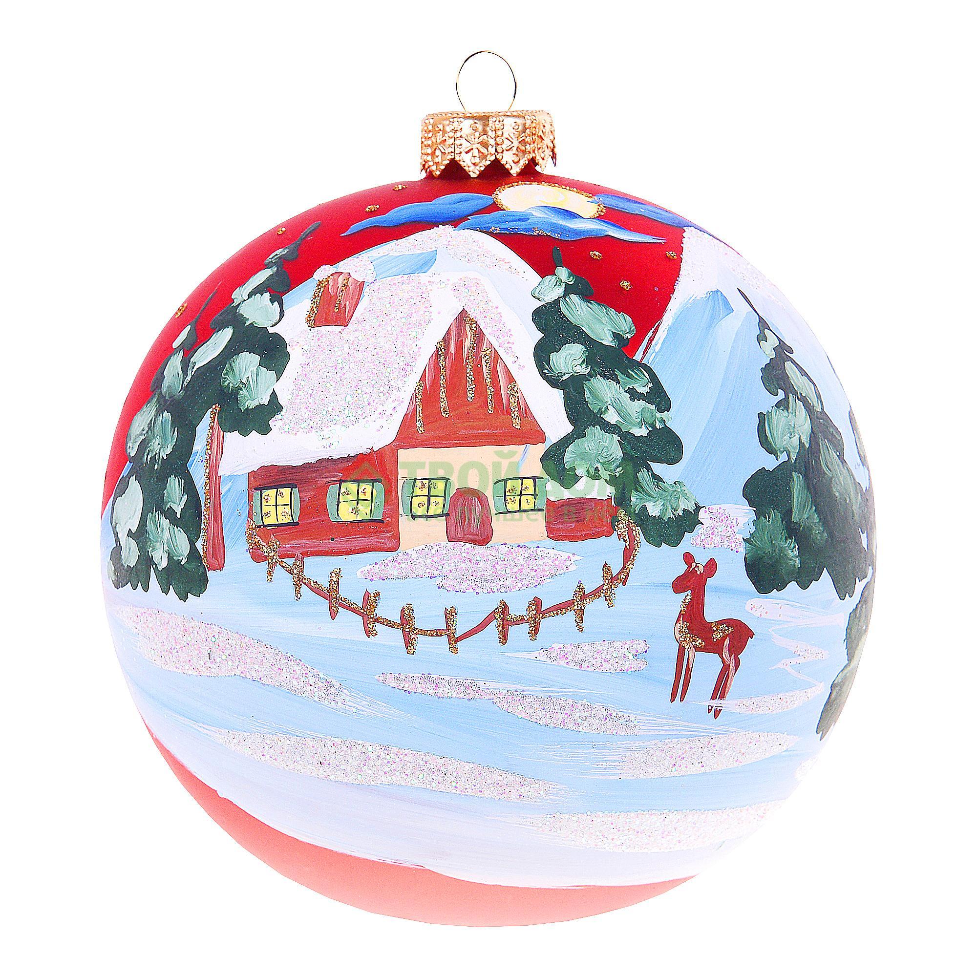 

Шар Goodwill Конус 19см (TR 11633), Красный;синий