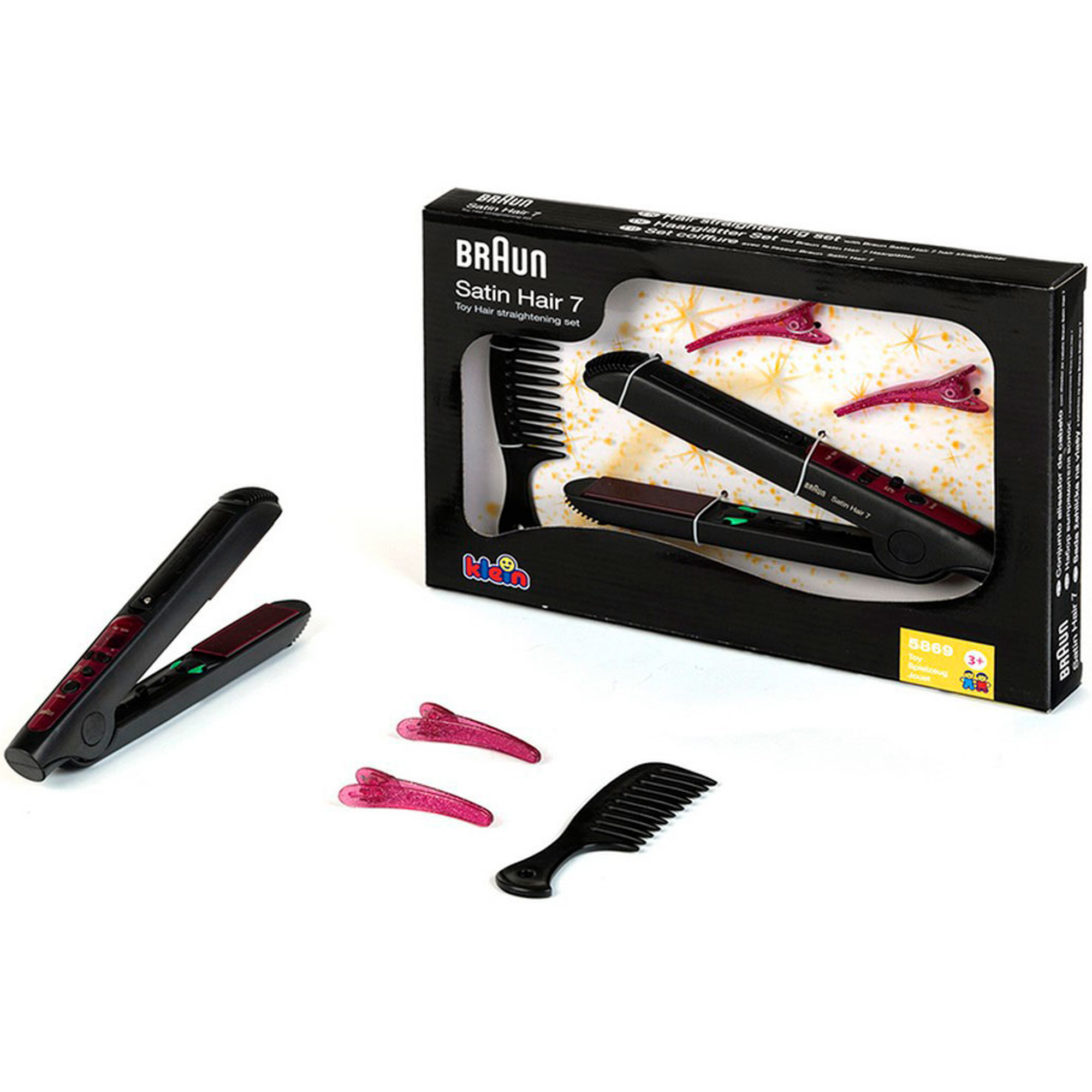 Klein игровой набор braun satin hair 7 модель для причесок