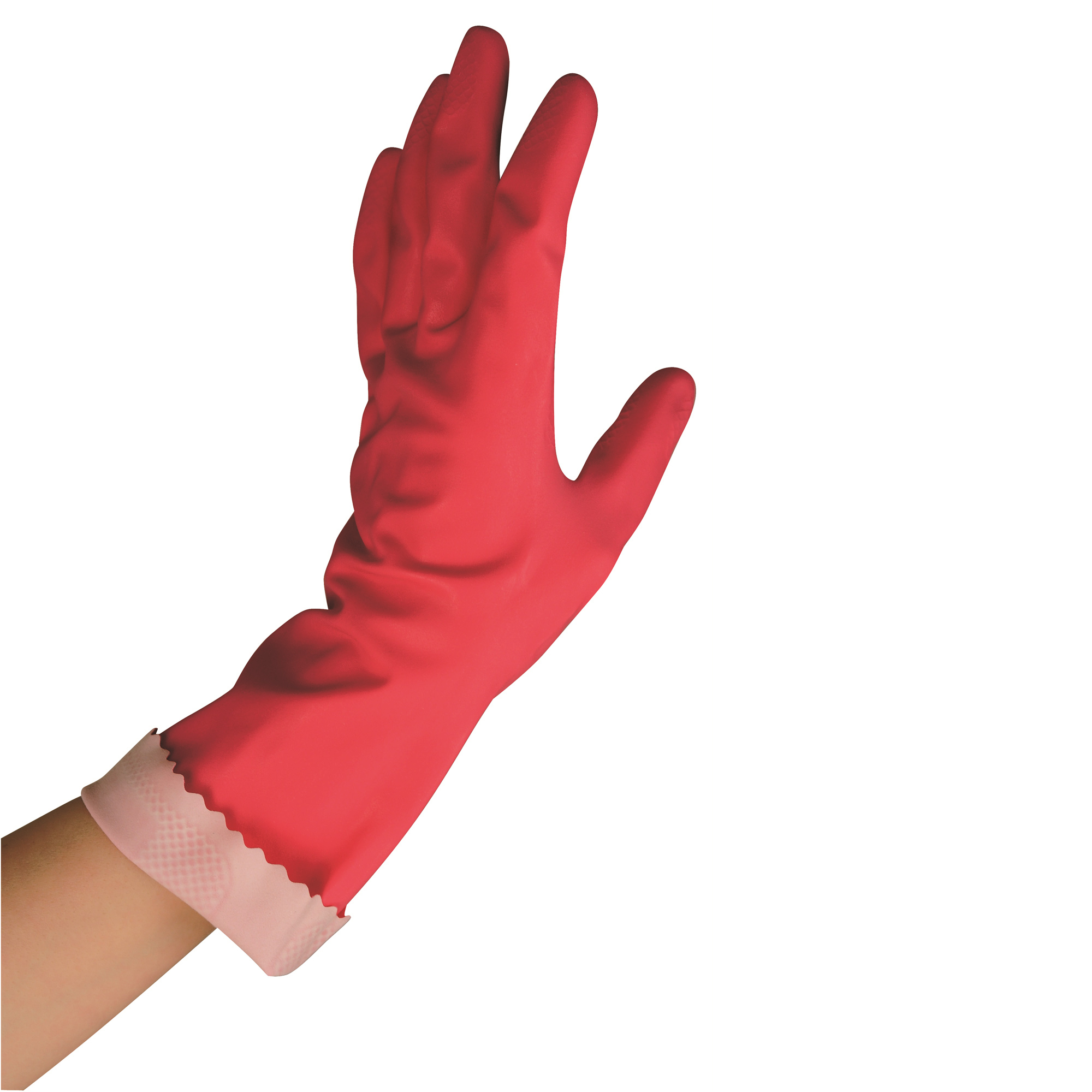 Перчатки хозяйственные Vileda Стайл М, цвет розовый, размер m - фото 2