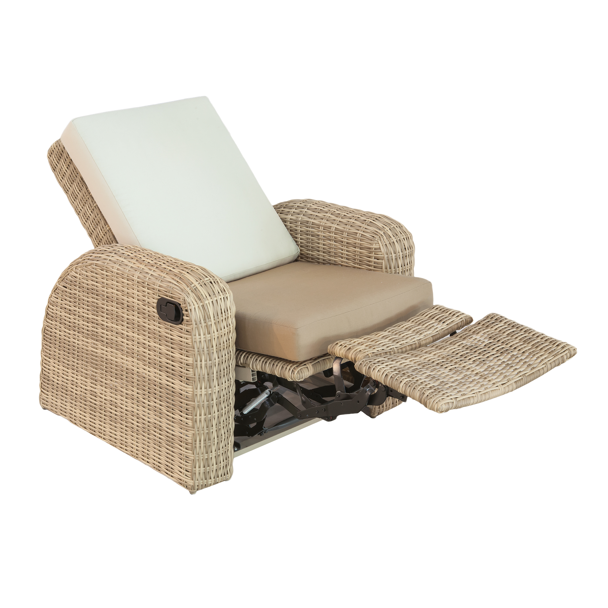 Кресло с 3-мя с подушками Higold hg-pe-212 (662921/662910), цвет светло-коричневый, размер 78 см - фото 6