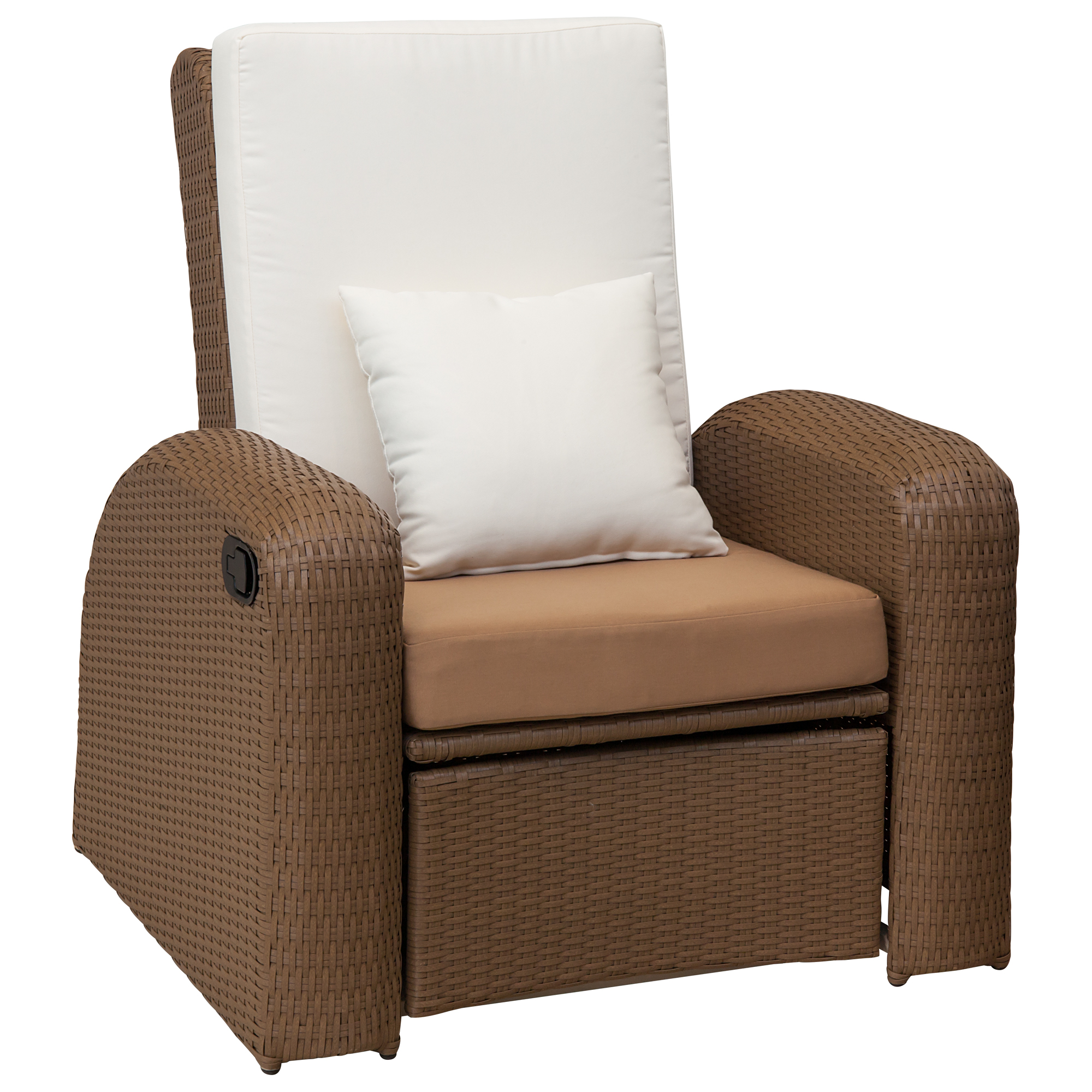 Кресло с 3-мя подушками Higold (662921/662910), цвет коричневый, размер 90 см - фото 1